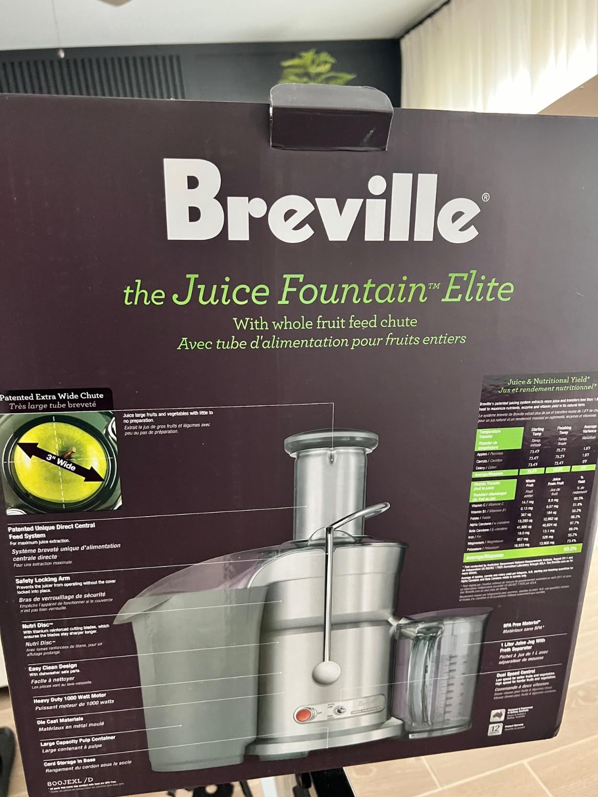 Breville Juice Fountain Elite 800JEXL, Silver customer photo 2