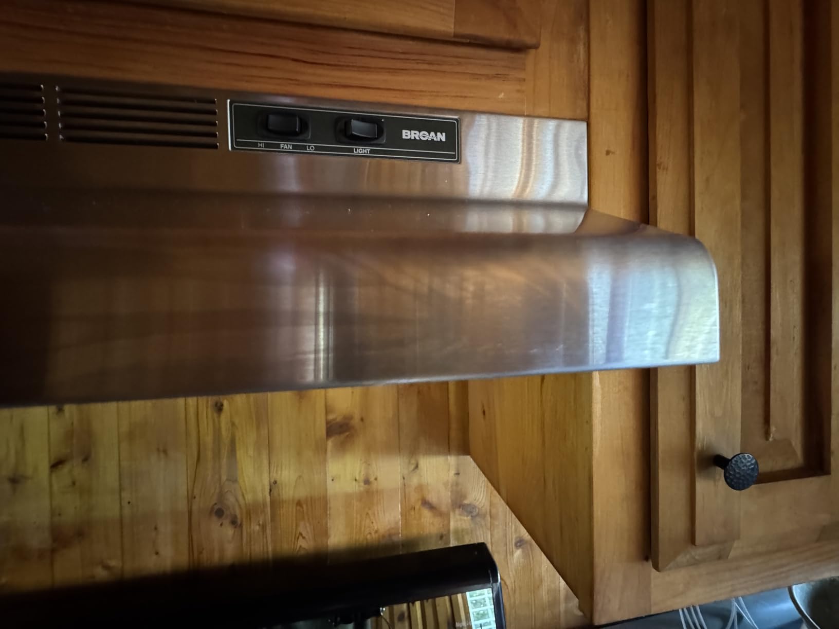 Broan-NuTone 413004 Non-Ducted Ductless Range Hood with Lights Exhaust Fan for Under Cabinet, 30-Inch, Stainless Steel customer photo 2