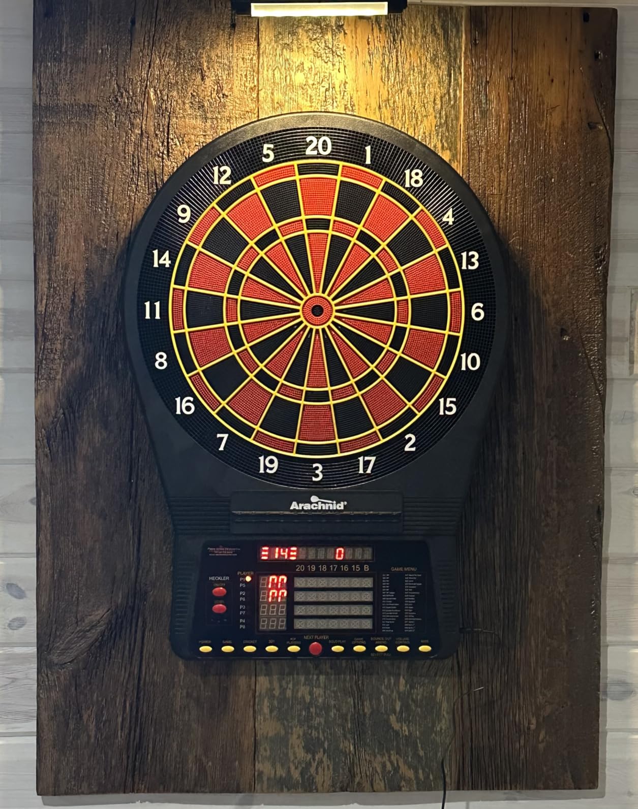 Arachnid Cricket Pro Tournament-Quality Dartboard with 35 Games and 318 Variations (6 Cricket Games) customer photo 1