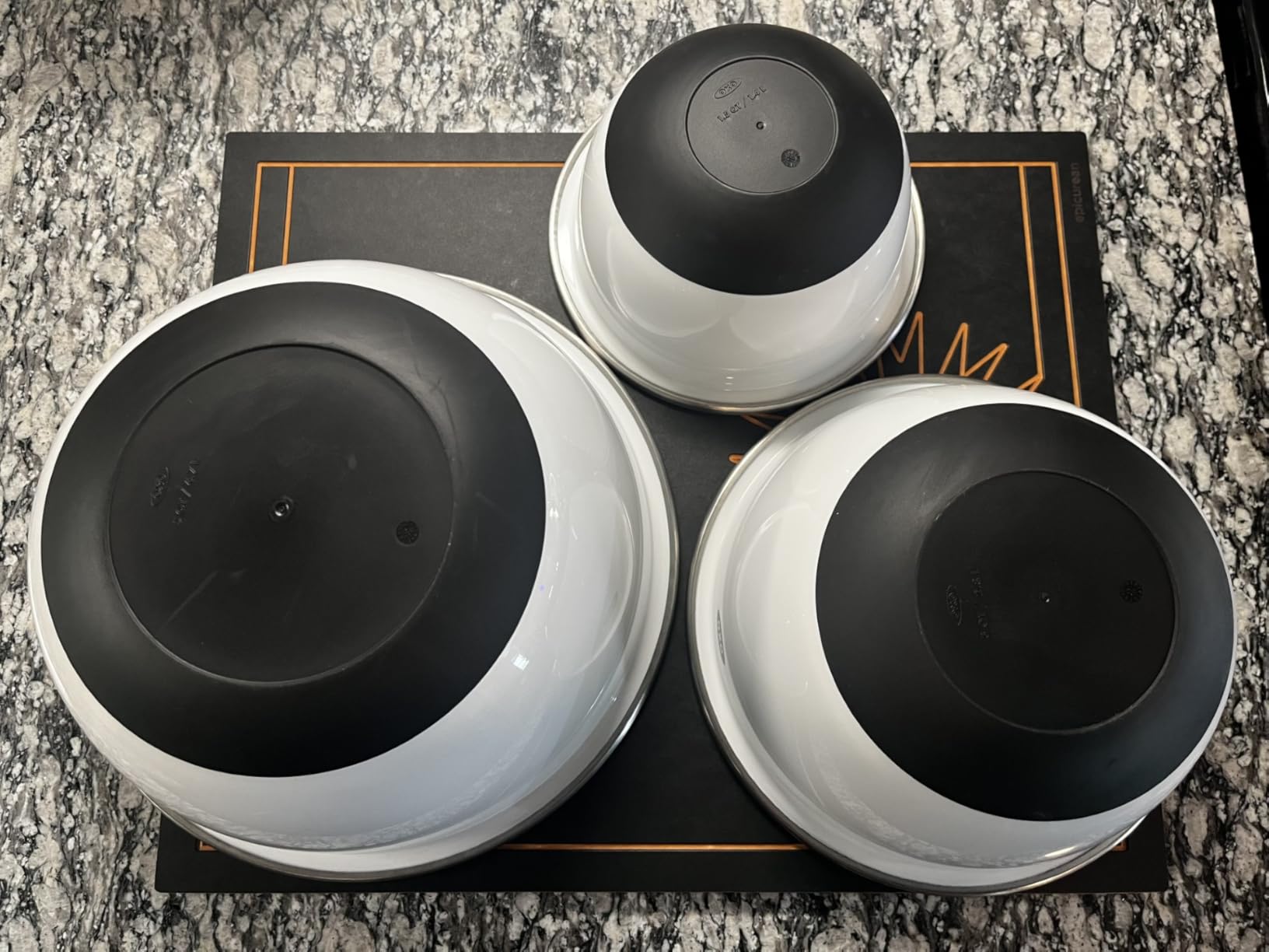 OXO Good Grips 3-Piece Stainless-Steel Mixing Bowl Set customer photo 2