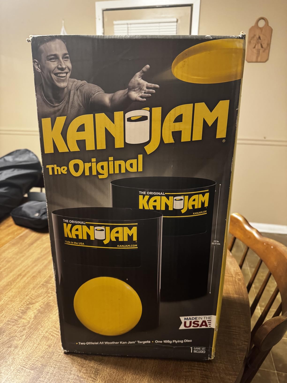 Kan Jam Disc Toss Game - American Made Outdoor Game for The Backyard, Beach, Park, Tailgates - Original, Illuminate, Pro, Travel Edition, and Carry Bag Only customer photo 1
