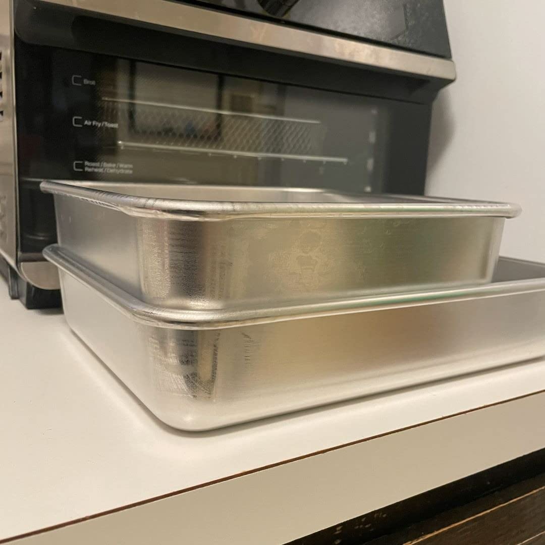 Nordic Ware Natural Aluminum Commercial Square Cake Pan, 9 x 9 customer photo 2