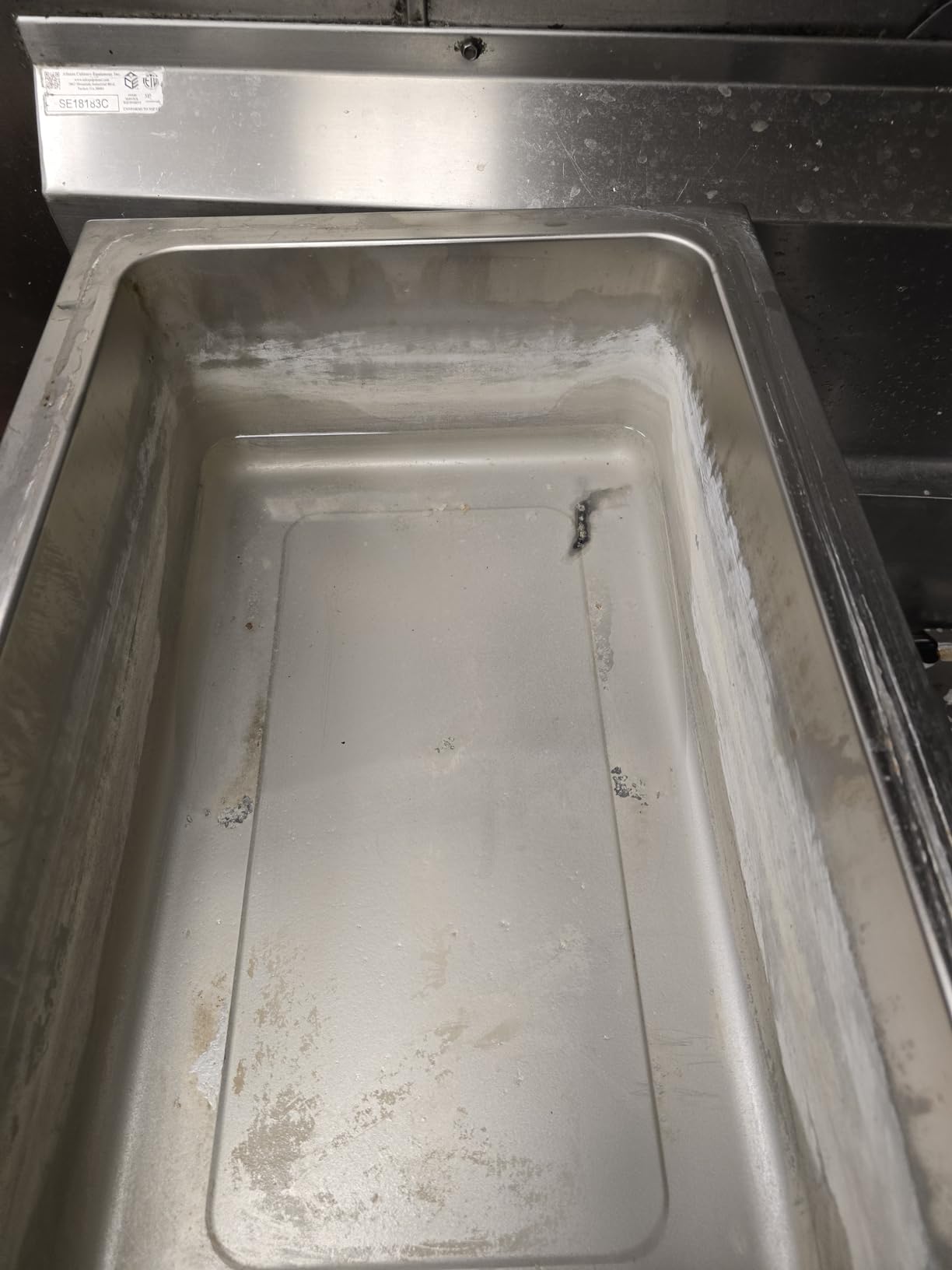 Winco FW-S500 Commercial Portable Steam Table Food Warmer 120V 1200W, Stainless Steel, Large customer photo 1