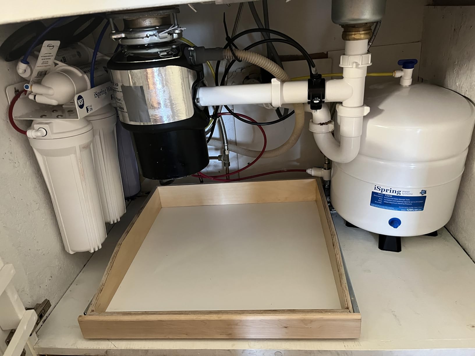 iSpring RCC7, NSF Certified, High Capacity Under Sink 5-Stage Reverse Osmosis Water Filter, RO Drinking System, 75 GPD customer photo 1