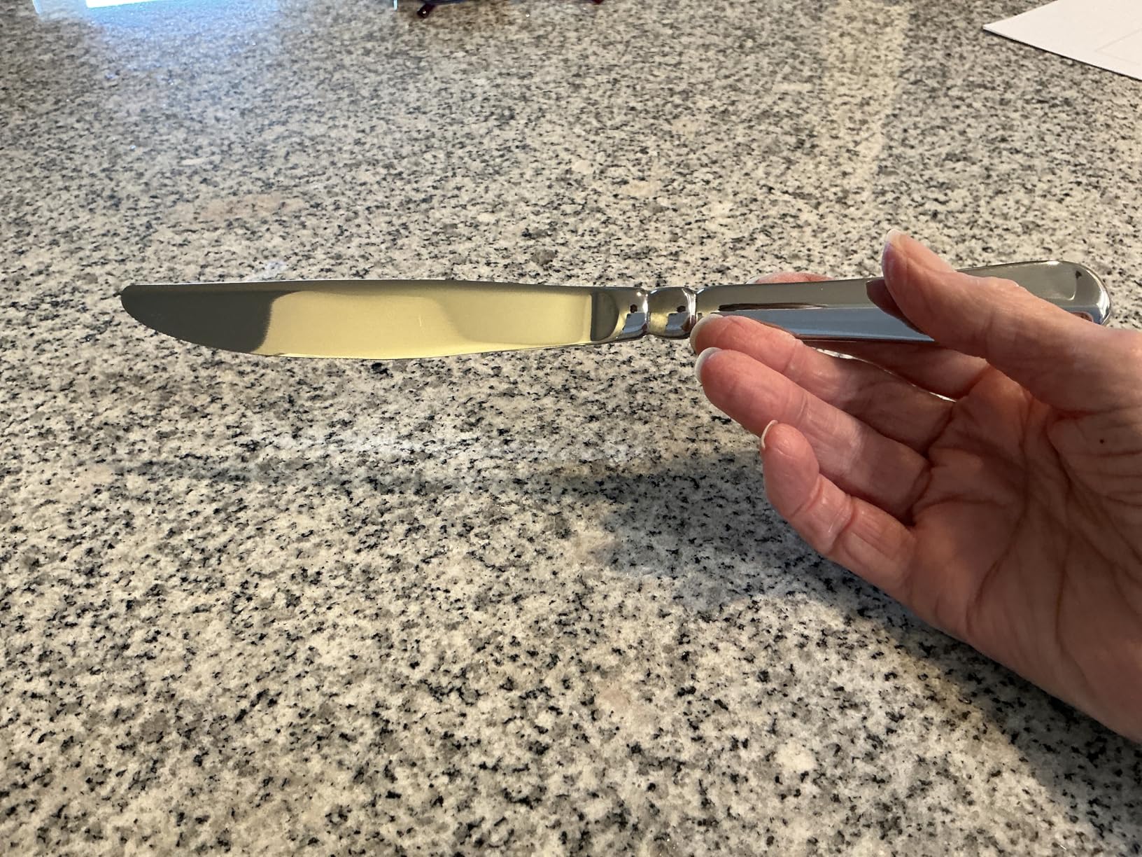 Mikasa Regent Bead 65-Piece Silverware Set, 18/10 Stainless Steel Flatware Service for 12, Includes 5 Serving Tools, Dishwasher Safe Polished Cutlery customer photo 1