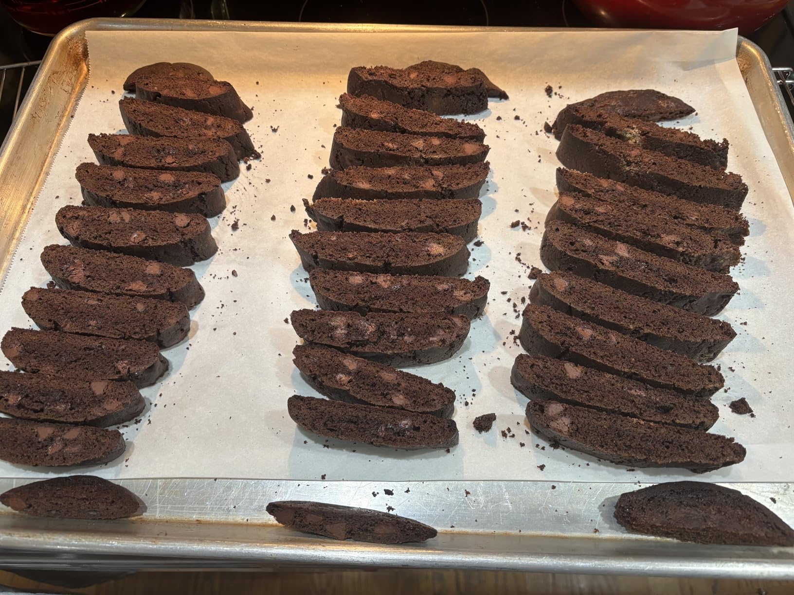 Nordic Ware Extra Large Baking Sheet, 21 x 15 inches, XL Big sheet pan Natural Uncoated Aluminum, Reinforced Steel Rim Prevents Warping, 1pk Big Sheet customer photo 2