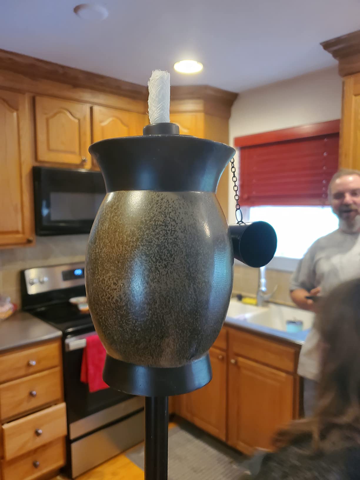 TIKI Resin Jar Torch, 4-in-1 Design, 64