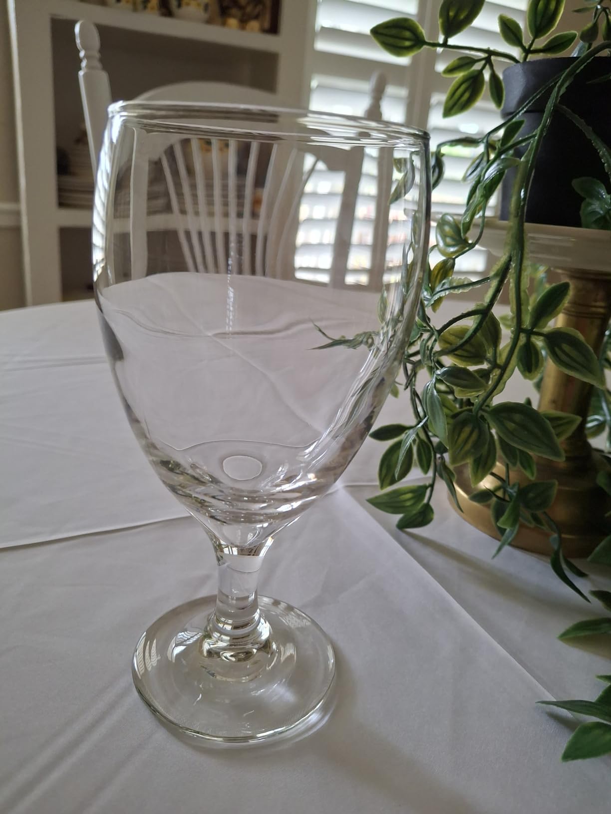 Libbey Classic Glass Goblets Set Of 12, Dishwasher Safe 16.25 Oz Drinking Goblets for Tea, Sangria and More, Ideal Stemmed Water Glasses for Parties customer photo 1