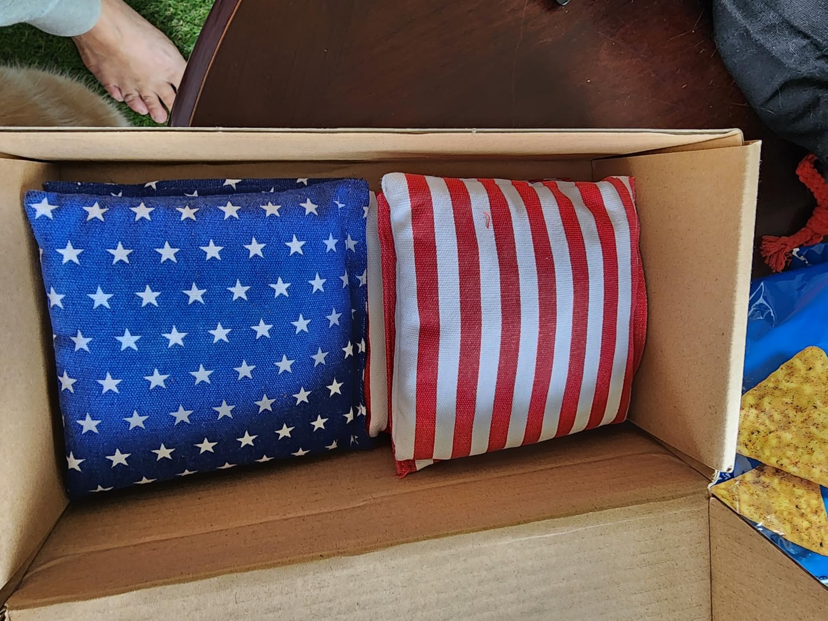GoSports Official Regulation Cornhole Bean Bags Set of 8 - for Competitive Cornhole Games customer photo 2