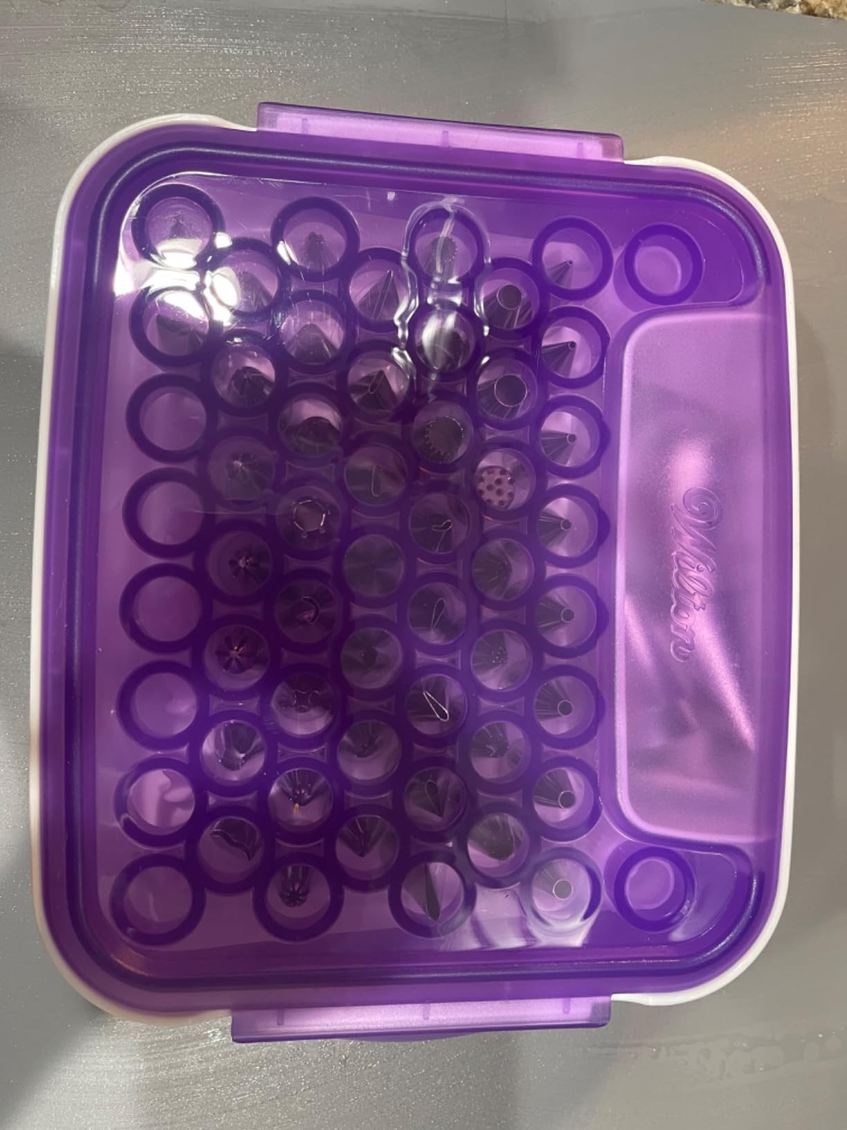 Wilton Master Cake Decorating Piping Tips Variety Set, Stainless Steel Cake & Cupcake Decorating Kit with Storage Case, 55 Piece customer photo 1