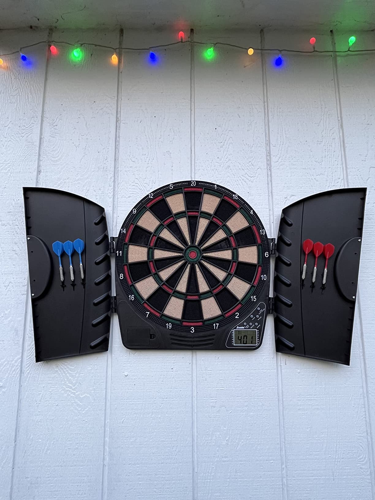 Franklin Sports Electronic Dart Board Sets - Soft Tip Electric Dartboard with Digital Scoreboard - (6) Darts Included customer photo 1