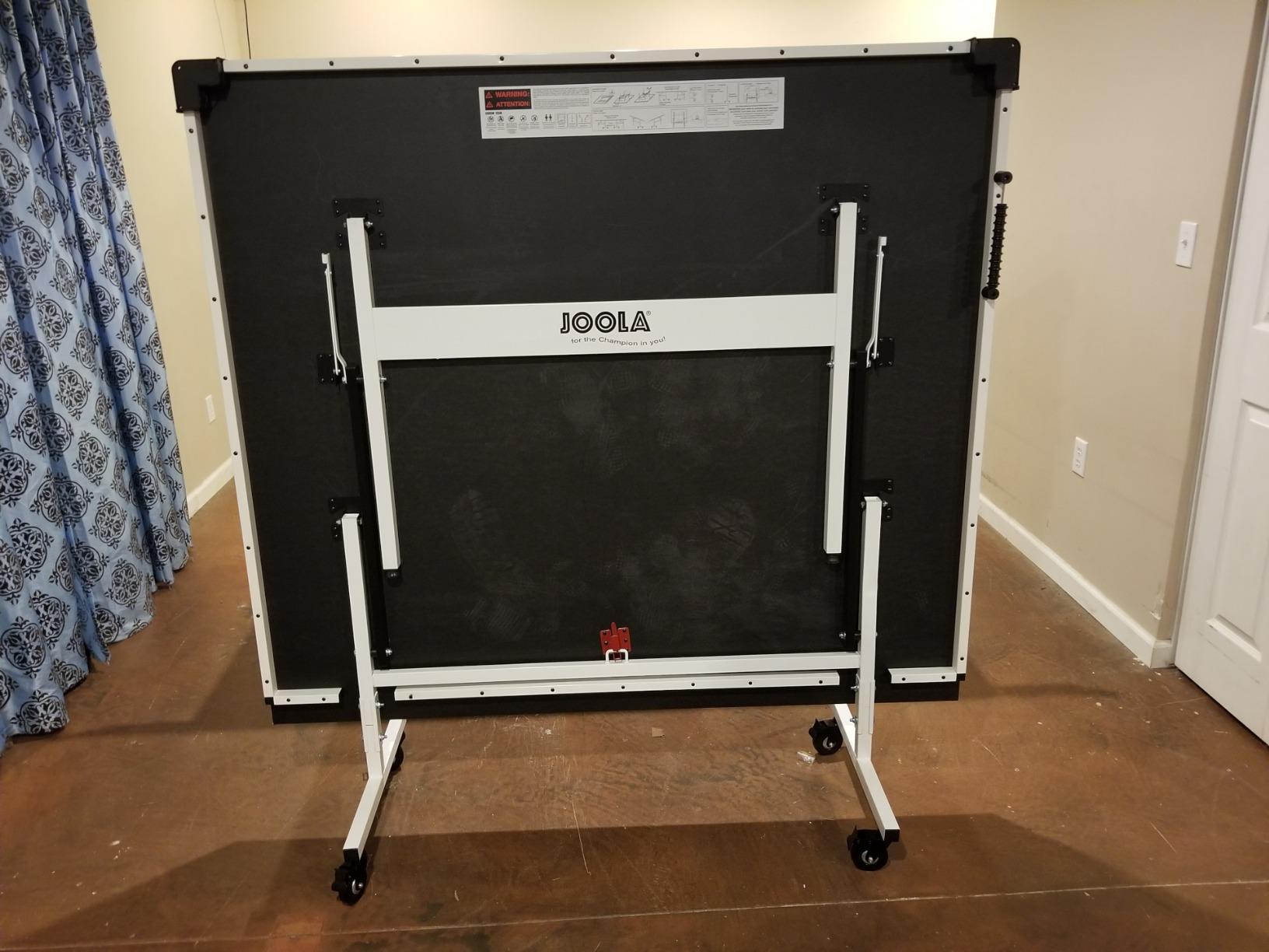 JOOLA Rally TL Professional MDF Indoor Ping Pong Table w/Quick Clamp Table Tennis Net & Post Set - 10 Minute Easy Assembly - Corner Ball Holders - Tournament Quality - Includes Playback Mode customer photo 2