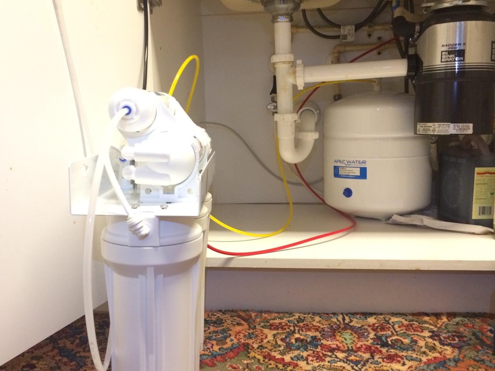 APEC Water Systems RO-90 Ultimate Series Top Tier Supreme Certified High Output 90 GPD Ultra Safe Reverse Osmosis Drinking Water Filter System, Chrome Faucet customer photo 2