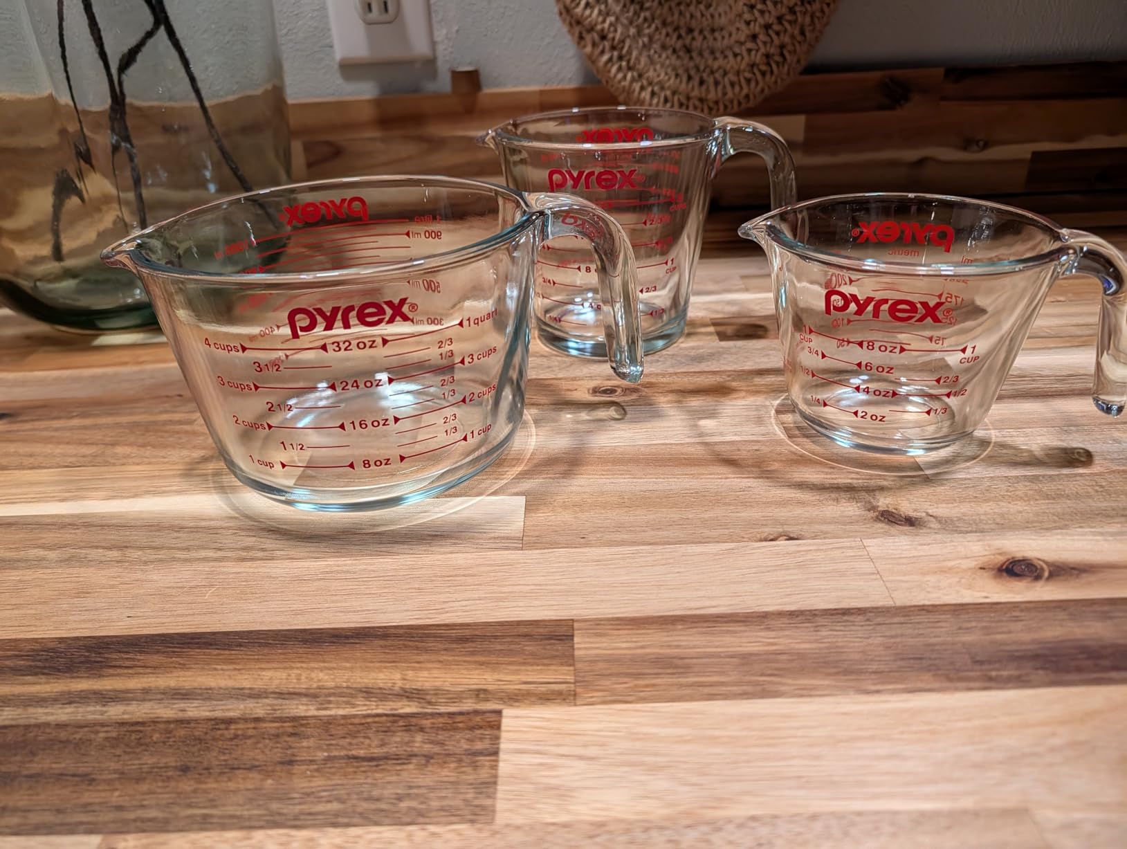 Pyrex Essentials (3-Pack) Glass Measuring Cups Set (1, 2 & 4 Cup) customer photo 2
