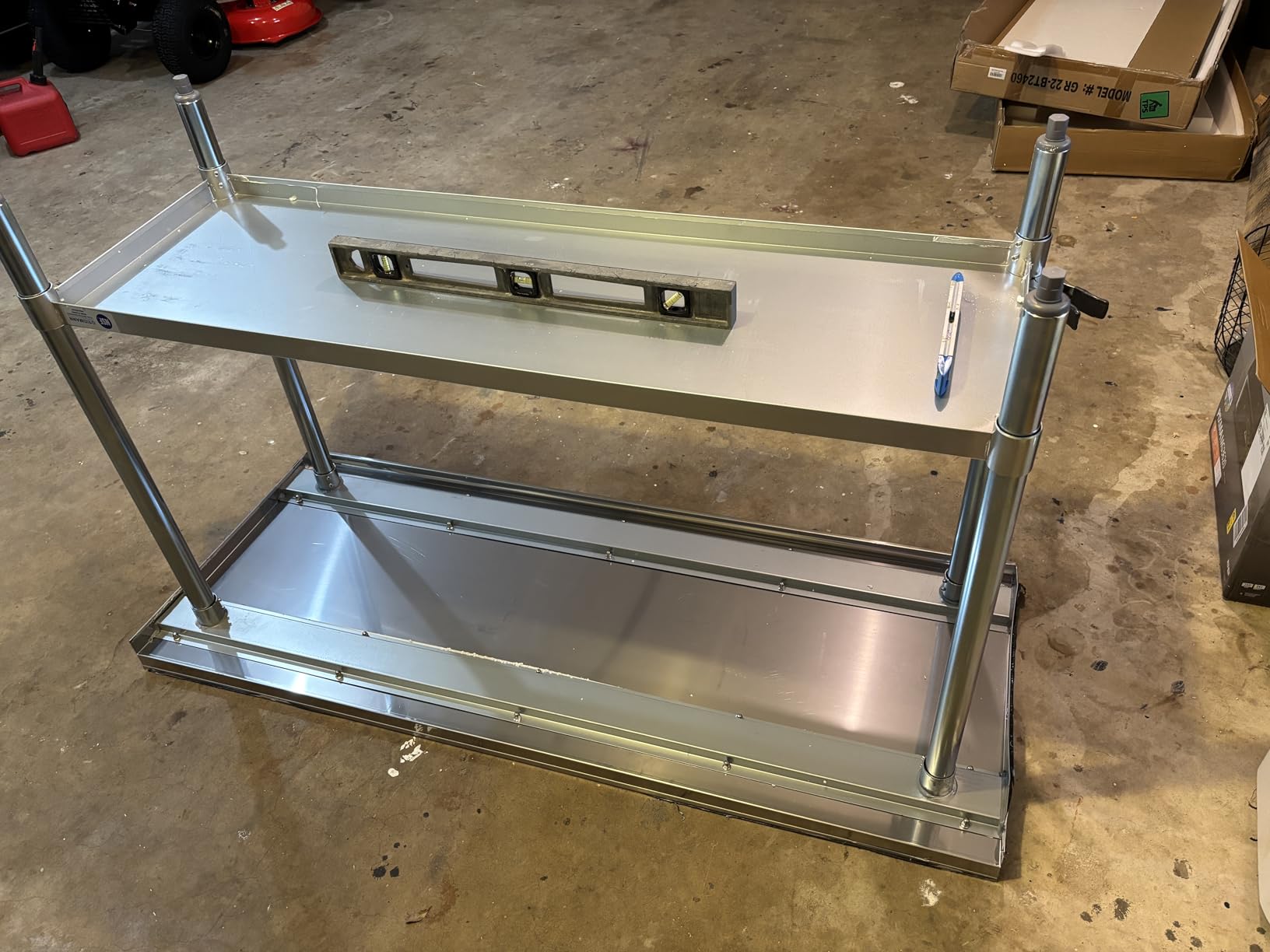 GRIDMANN Stainless Steel Kitchen Prep Table 72 x 30 Inches with Backsplash & Under Shelf, NSF Commercial Work Table for Restaurant and Home customer photo 2