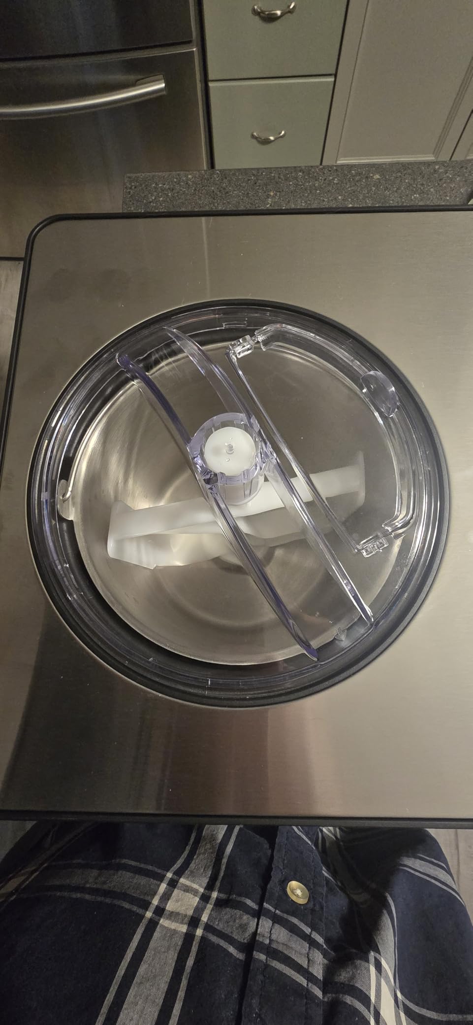 Whynter Ice Cream Maker Machine Automatic 2.1 Qt with Built-In Compressor LCD Digital Display Timer No Pre-Freezing ICM-200LS Stainless Steel customer photo 1