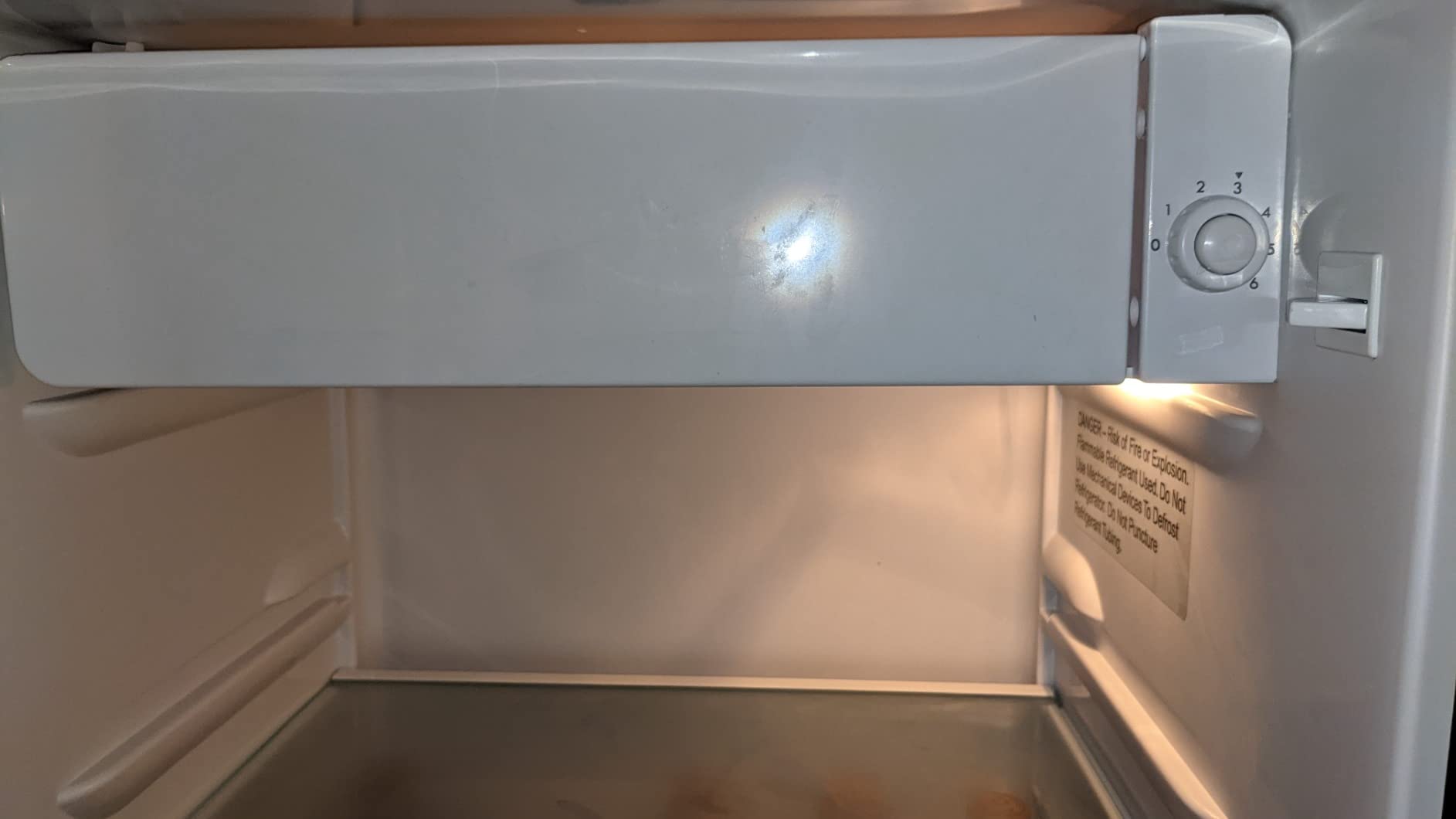 ARCTIC CHEF Mini Refrigerator-Freezer Compartment-Adjustable Thermostat Control-Reversible Doors-Ideal for Dorm, Office, RV, Garage, Apartment-Black, 3.2 CU.FT customer photo 1