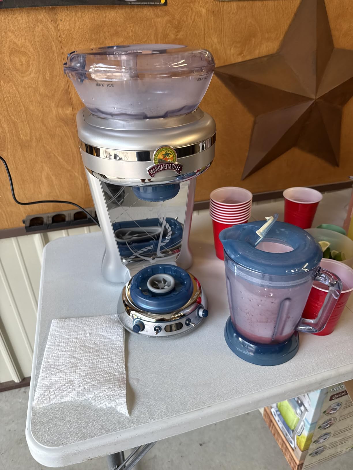 Margaritaville Key West Frozen Concoction Maker with Easy Pour Jar and XL Ice Reservoir, 4 Programmed Drink Settings, Great for Entertaining and Parties customer photo 2