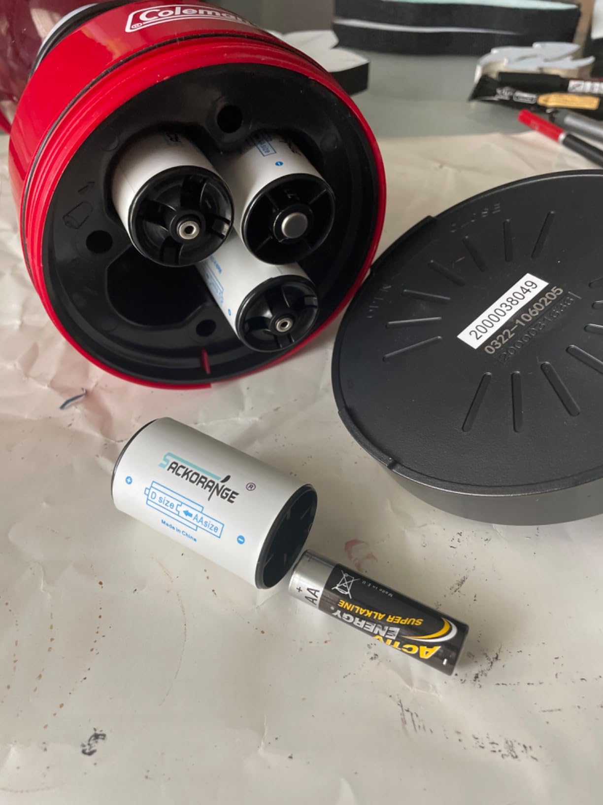 Coleman 700L LED Lantern with 4D Battery, Water & Impact-Resistant Lantern with Carry Handle, Lifetime LED Lights Never Need Replacing customer photo 2