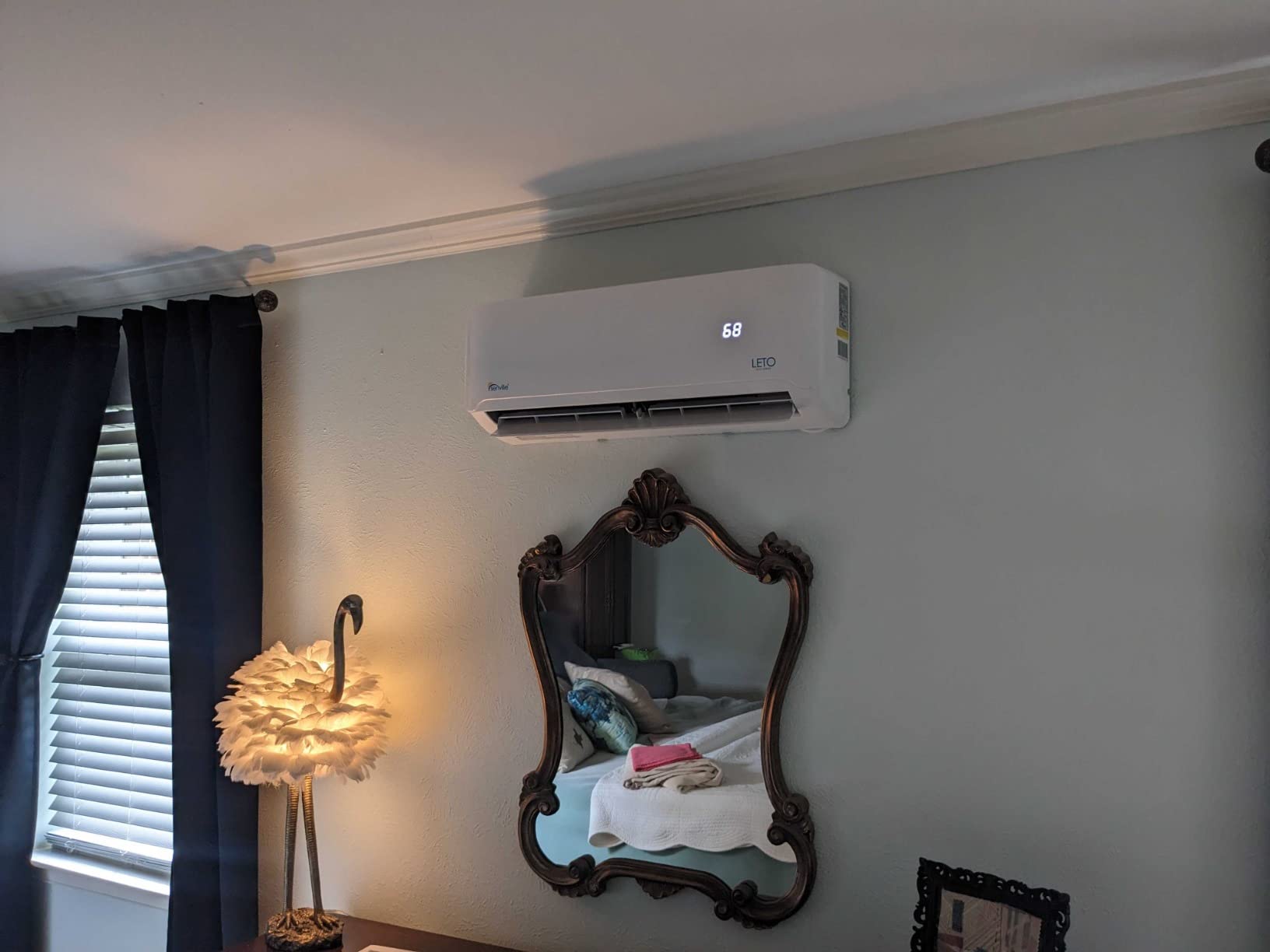 Senville LETO Series Mini Split Air Conditioner Heat Pump, 12000 BTU 110/120V, Inverter, Works with Alexa, SEER2 20.8, 1 Ton, White customer photo 1