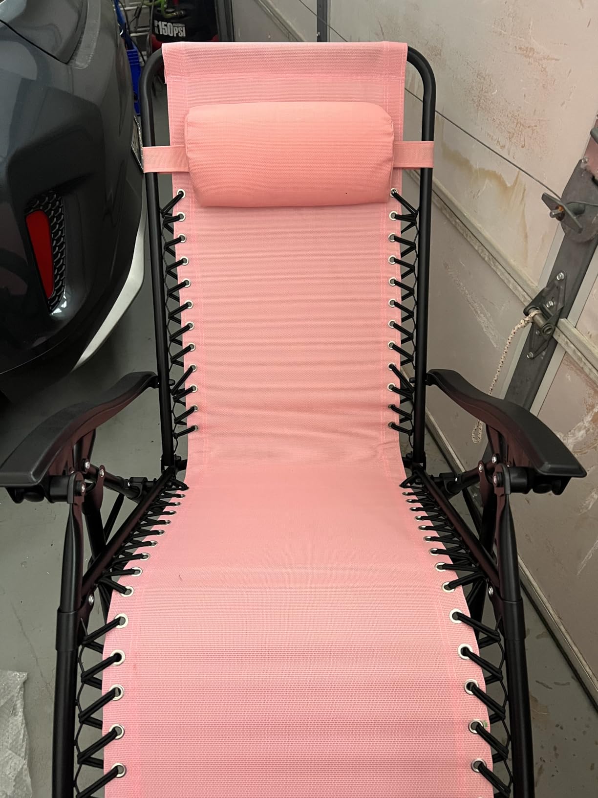 Best Choice Products Set of 2 Adjustable Steel Mesh Zero Gravity Lounge Chair Recliners w/Pillows and Cup Holder Trays customer photo 2