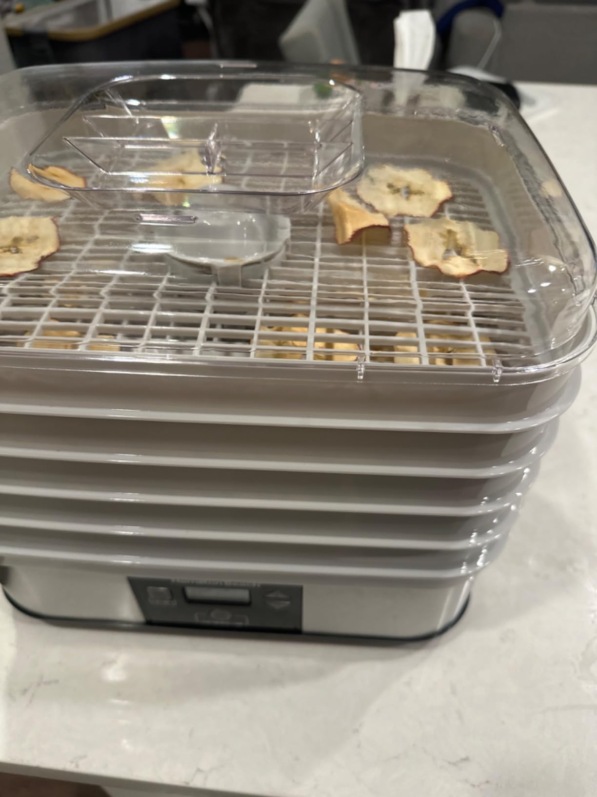 Hamilton Beach Digital Food Dehydrator for Fruit and Jerky, Vegetables and More, 5 Trays, Adjustable Temperature, 48 Hour Timer + Auto Shutoff, Grey (32100A) customer photo 2