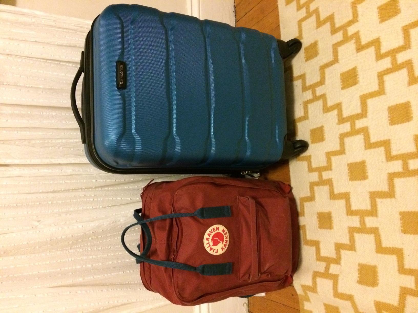 Omni PC Hardside Expandable Luggage with Spinner Wheels, Caribbean Blue, 3-Piece Set (20/24/28) customer photo 2