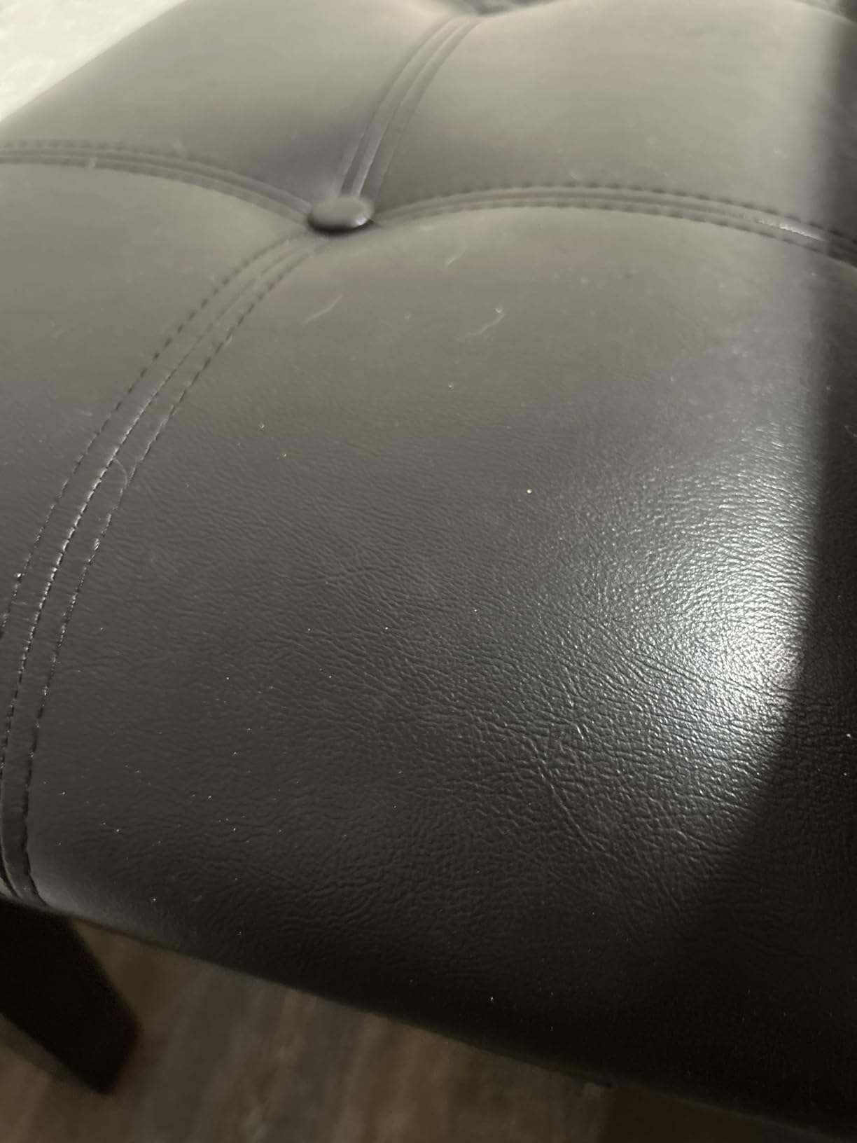 Signature Design by Ashley Haddigan Traditional Upholstered Dining Room Bench, Dark Brown customer photo 1