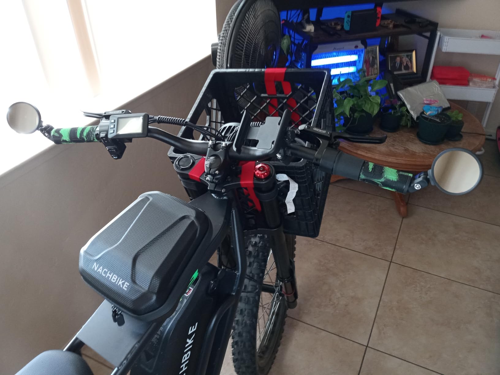 Hafny Bar End Bike/Bicycle Mirror, Stainless Steel Lens, HF-MR083 (Black 62mm) customer photo 1