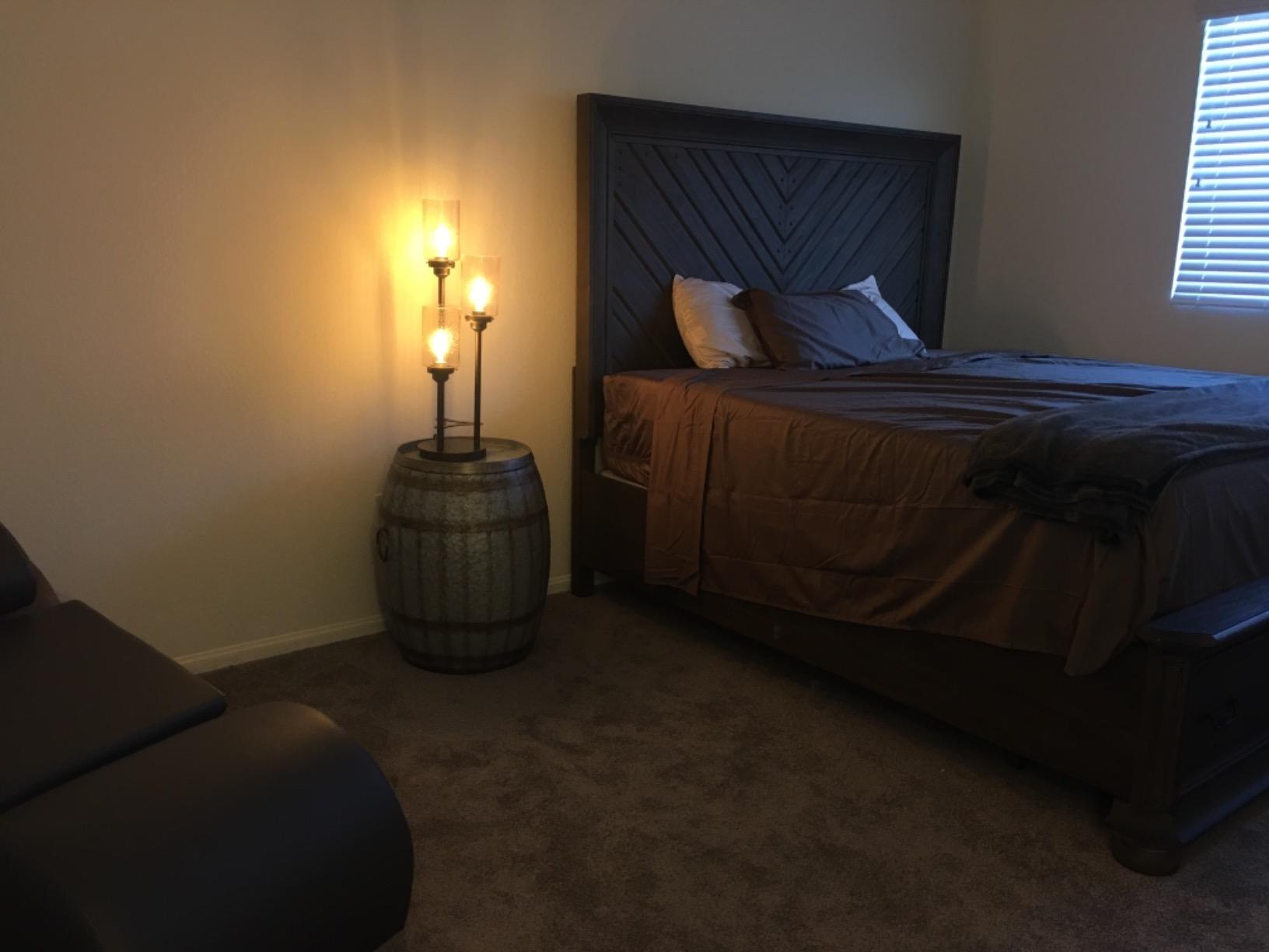 IMAX Vineyard Wine Barrel Storage Table - Vintage Inspired Iron Barrel, Rustic Metal Accent Table, Home Bar Furniture. Bar Cabinets customer photo 2