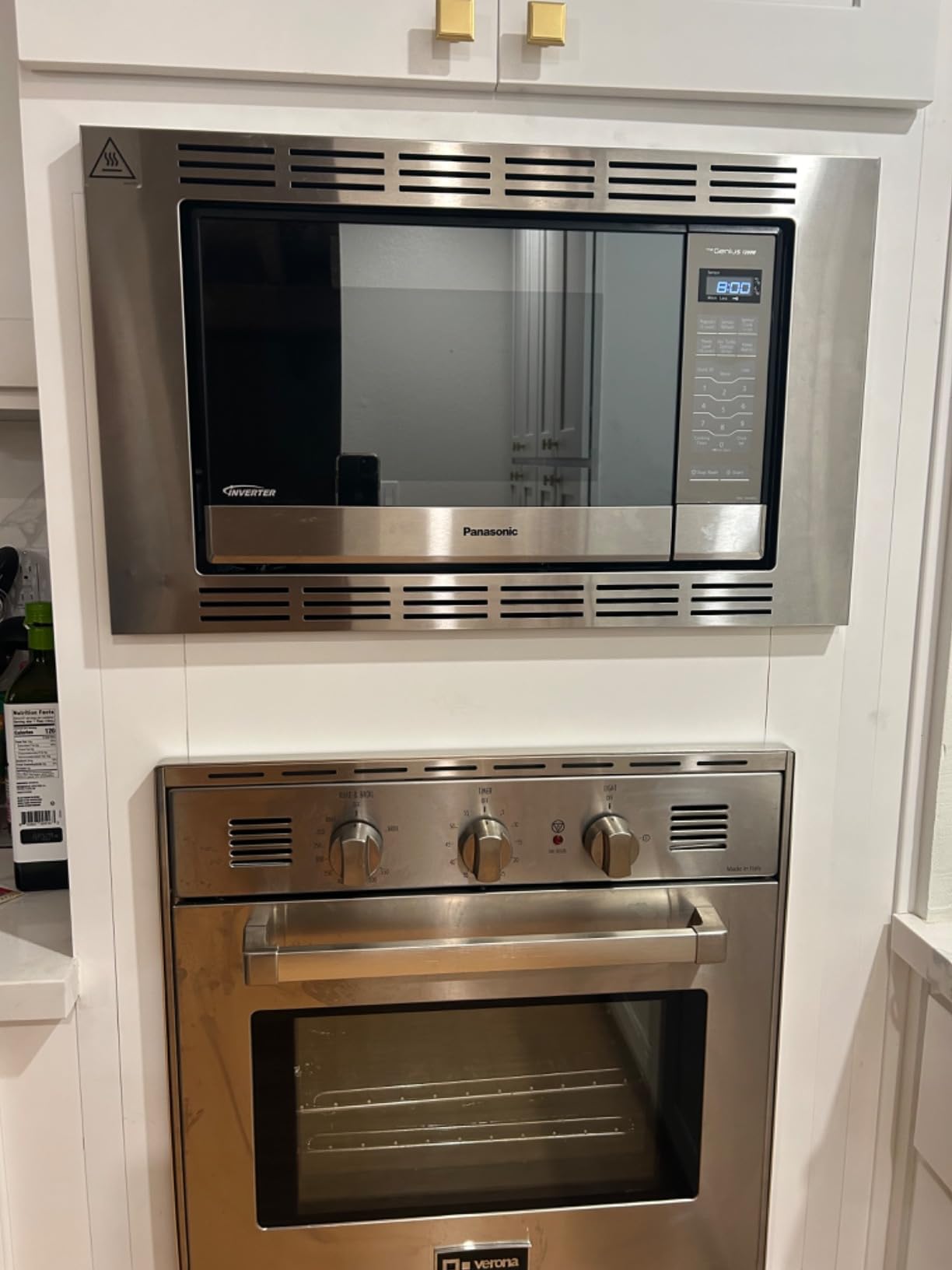 Panasonic Microwave Oven NN-SN686S Stainless Steel Countertop/Built-In with Inverter Technology and Genius Sensor, 1.2 Cubic Foot, 1200W customer photo 2