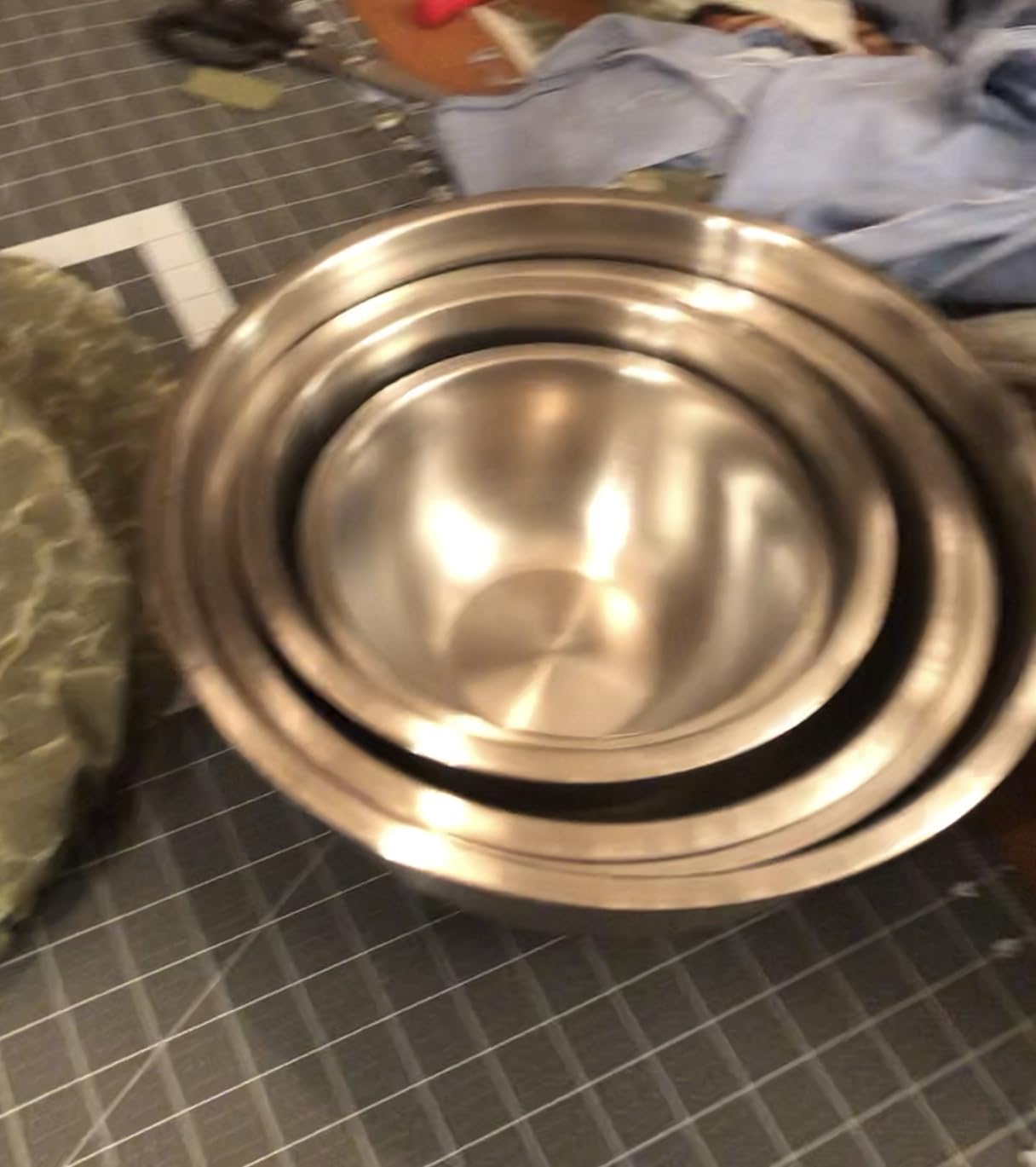 FineDine Stainless Steel Mixing Bowls Set, Dishwasher Safe, 6 Piece Metal Mixing Bowls For Kitchen, Nesting, Large, Small, Big Food Prep, Cooking, Baking customer photo 1