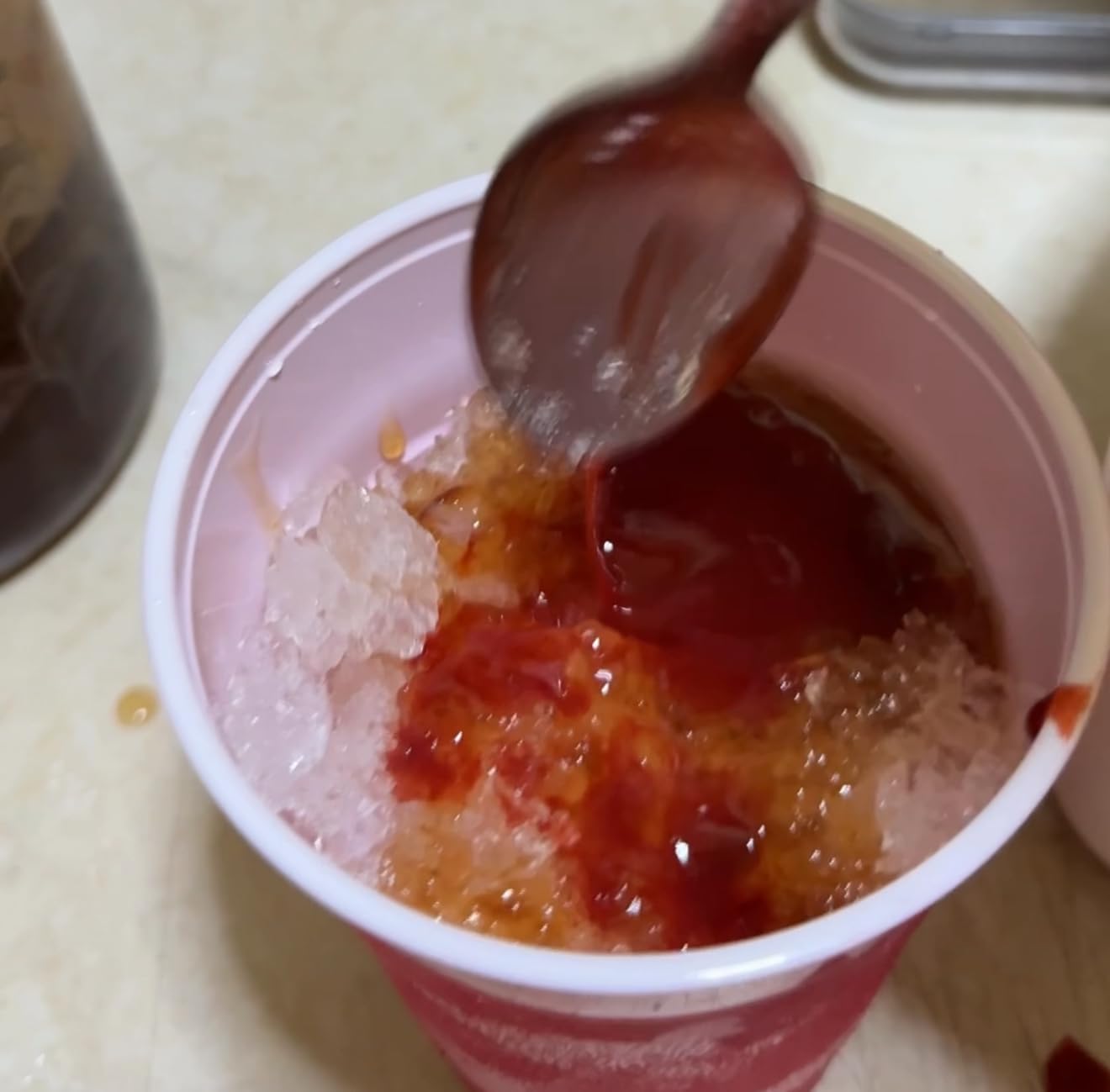 VIVOHOME Electric Ice Shaver Snow Cone Maker Machine Silver 143lbs/hr with Ice Pick for Home and Commercial Use customer photo 2