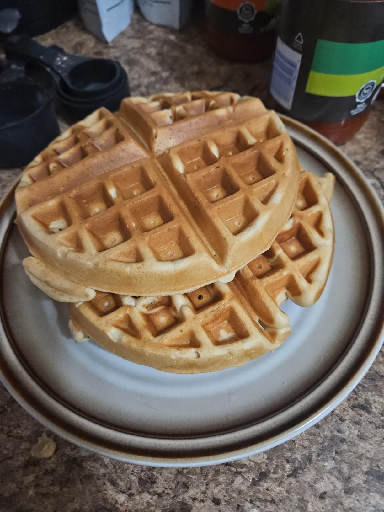 Chefman Rotating Belgian Waffle Maker, 180 Flip Iron w/ Non-Stick Plates, Adjustable Timer, Locking Lid, & Drip Plate, Space Saving Storage, Mess-Free Breakfast, Stainless Steel/Black customer photo 1