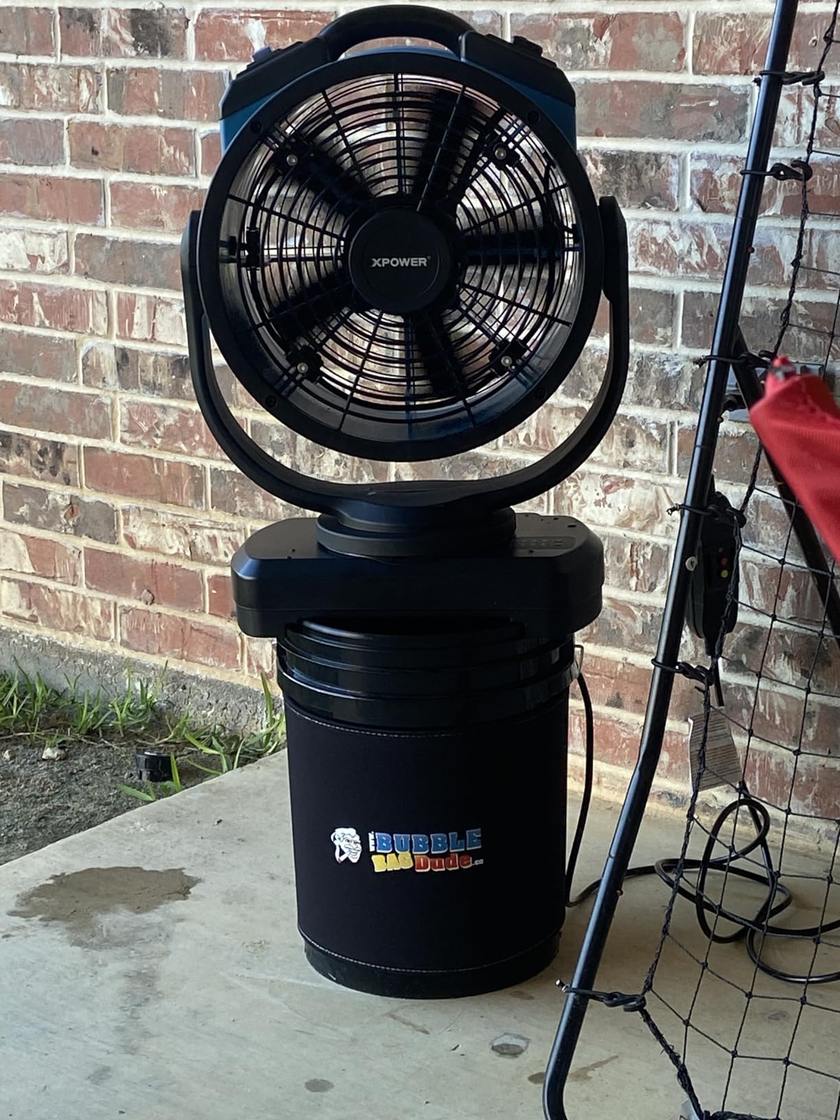 XPOWER Misting Fan FM-48, Outdoor Cooling, Heavy Duty, High Velocity, 3-Speed customer photo 1