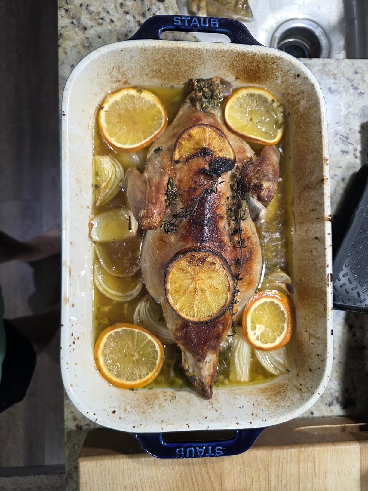 Staub Ceramic 2-pc Rectangular Baking Dish Set - Dark Blue customer photo 1
