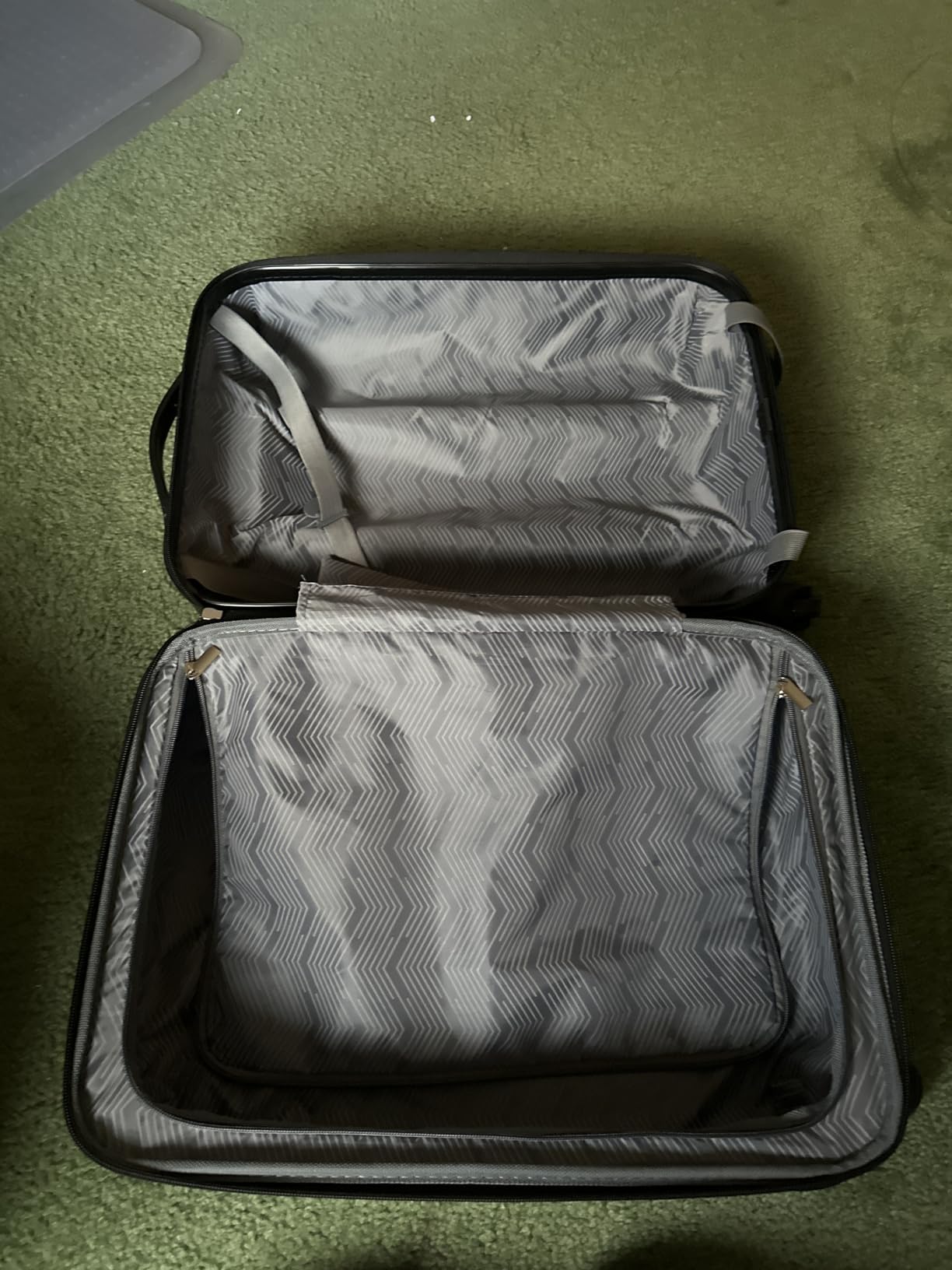Chicago Hardside Expandable Spinner Luggage, Teal, 22