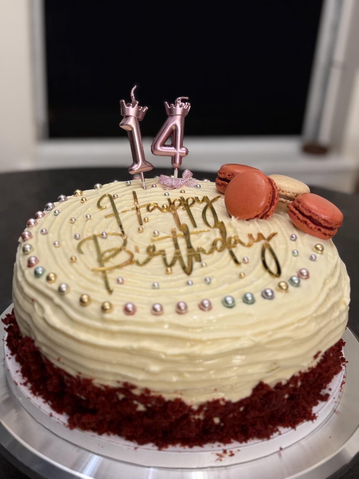 Kootek Aluminium Cake Turntable, 12 Inch Rotating Cake Stand, 35 pcs Cake Decorating Kit Supplies with 24 Numbered Icing Piping Tips, 2 Frosting Spatula, Pastry Bags and Other Baking Tools customer photo 2