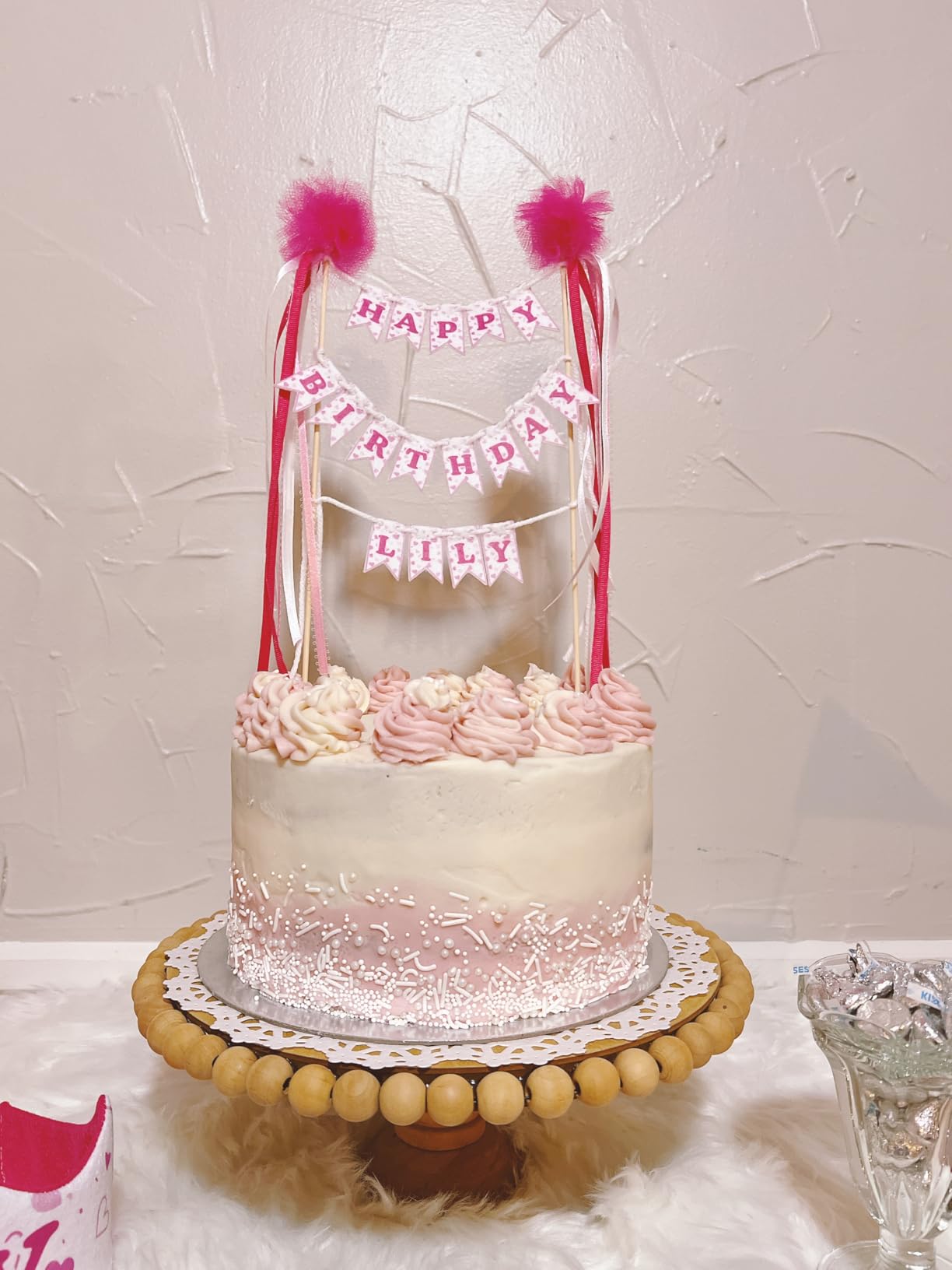 RFAQK 90PCs Cake Decorating Kit with Leveler, Baking Supplies Gift Includes Cake Stand Turntable, 24 Numbered Icing Tips, 55+1 Piping Bags, 2 Frosting Spatulas, 3 Scrappers, Video Course & Booklet customer photo 2