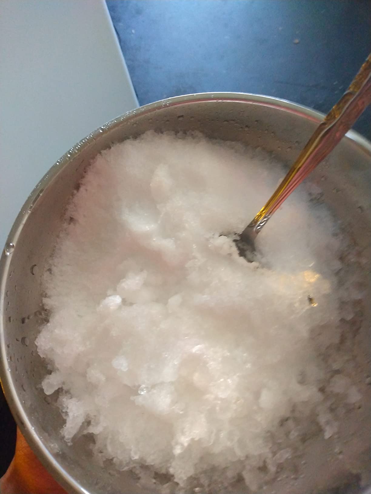 VIVOHOME Electric Dual Blades Ice Crusher Shaver Snow Cone Maker Machine Silver 440lbs/hr for Home and Commercial Use customer photo 2