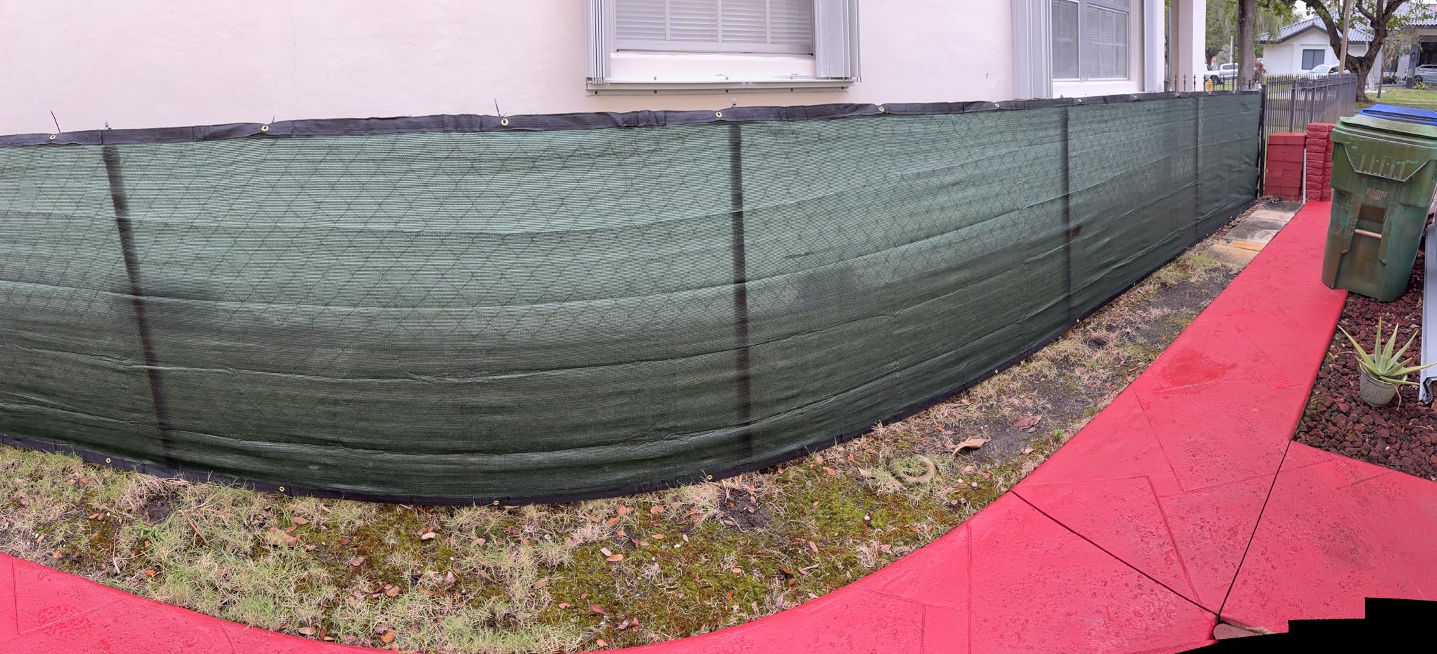 Shade&Beyond 4' X 50' Fence Privacy Screen Heavy Duty 170 GSM Fencing Mesh Shade Net Cover for Wall Garden Back Yard Outdoor Home Decoration, Black customer photo 1
