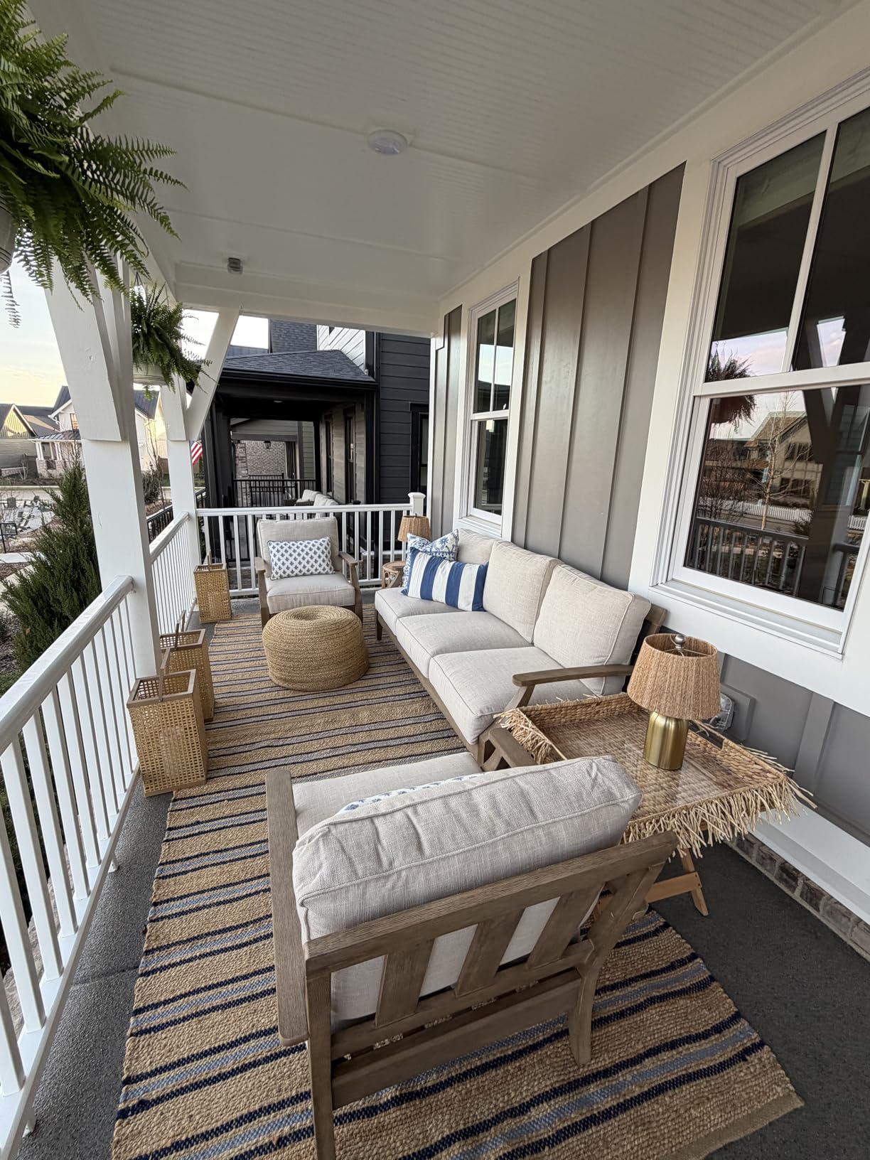 Signature Design by Ashley Clare View Outdoor Lounge Chair, All-weather Foam Cushion, Protective Finish, Eucalyptus Wood, 30