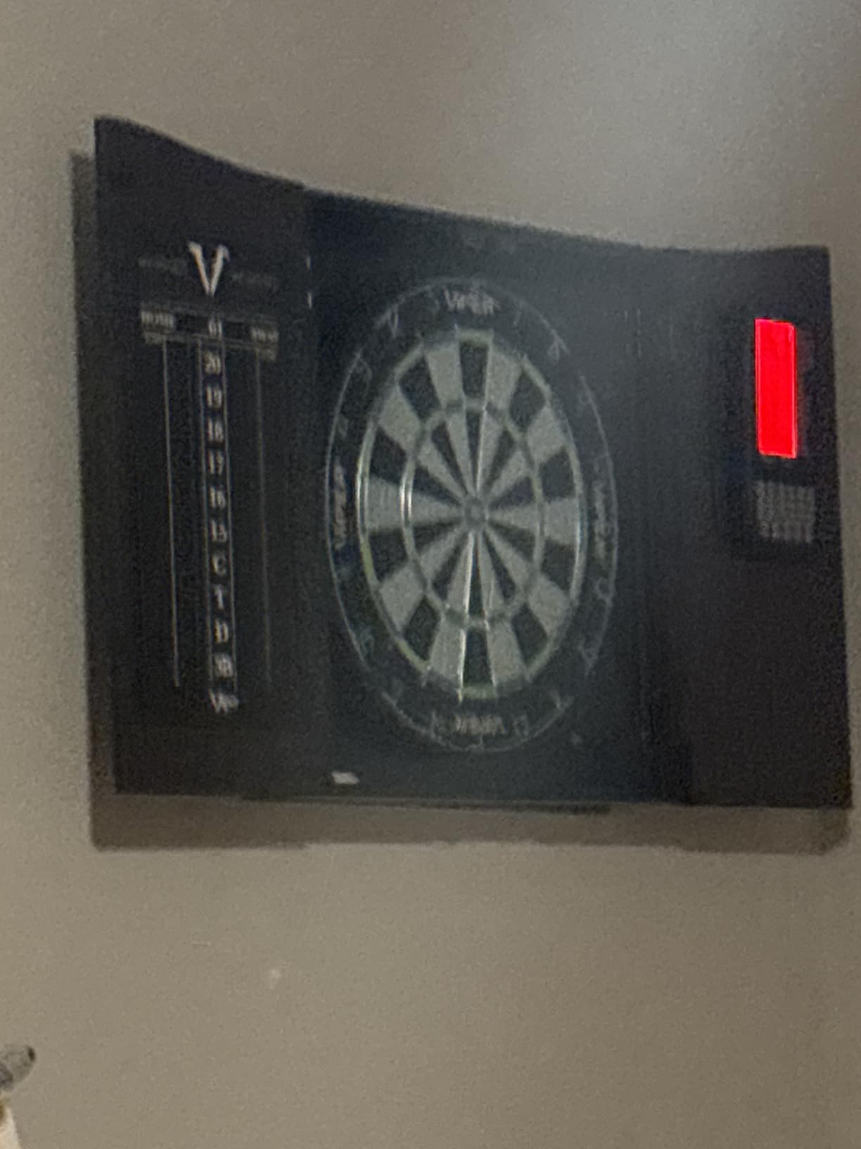 Viper Vault Deluxe Dartboard Cabinet with Integrated Pro Score and Cricket Scoreboard customer photo 1
