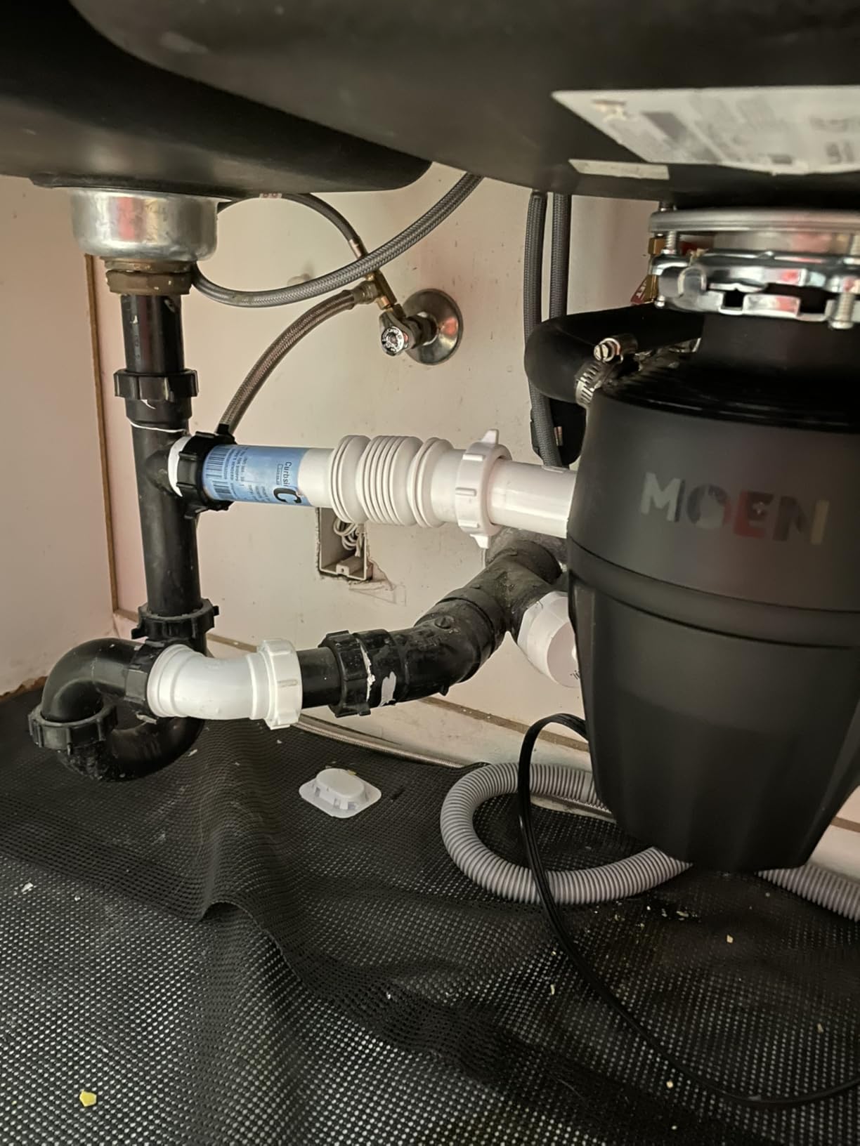 Moen Prep Series Disposer 1/2 Horsepower Continuous Feed Garbage Disposal featuring Fast Track Technology, Power Cord Included, GT50C customer photo 1