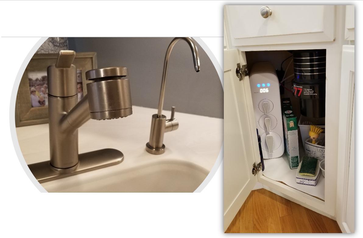 Waterdrop G3P600 Reverse Osmosis System, 8 Stage Tankless Reverse Osmosis Water Filter, NSF/ANSI 42 & 53 & 58 & 372 Certified customer photo 2