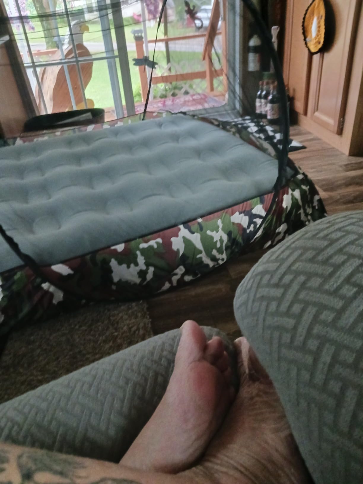 EnerPlex Camping Air Mattress with Built in Pump - Twin Blow Up Mattress for Travel & Guests - Portable Bed for Adults and Kids - Grey customer photo 2