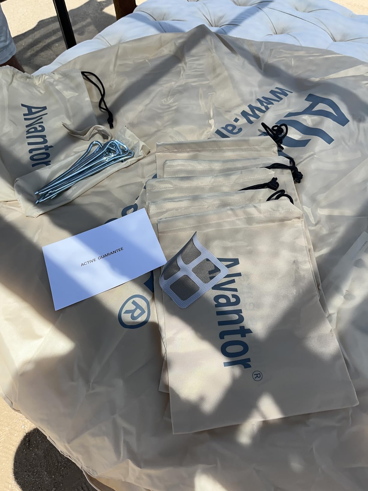 Alvantor Pop Up Screen House Gazebo with Mosquito Netting, Instant UV Resistant Sun Shelter for Patio & Backyard, Portable Canopy Tent for 2-10 Person customer photo 2