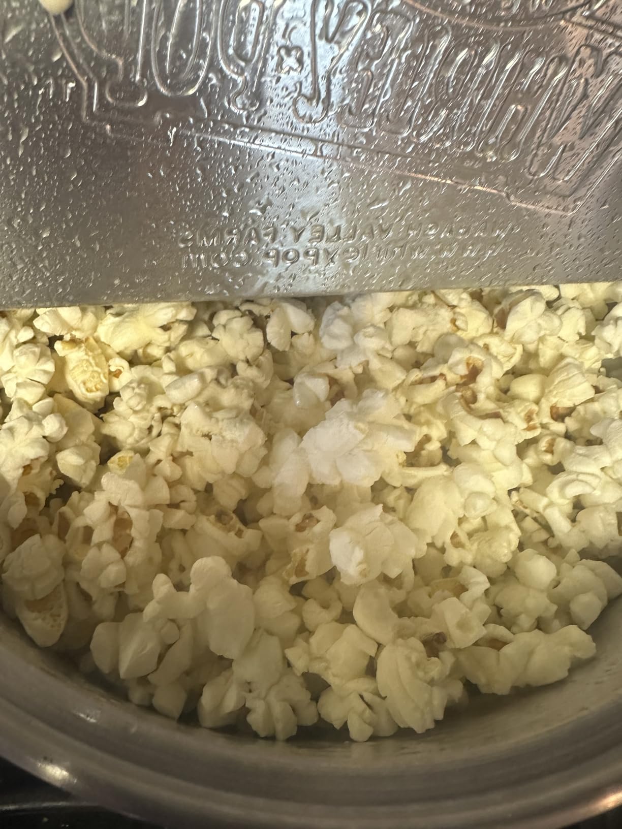 Original Whirley Pop Popcorn Machine - 3-Minute Stovetop Popcorn Maker for Home Movie Snacks & Game Night - Wabash Valley Farms - Aluminum Pot With Nylon Gears - (Silver) customer photo 2