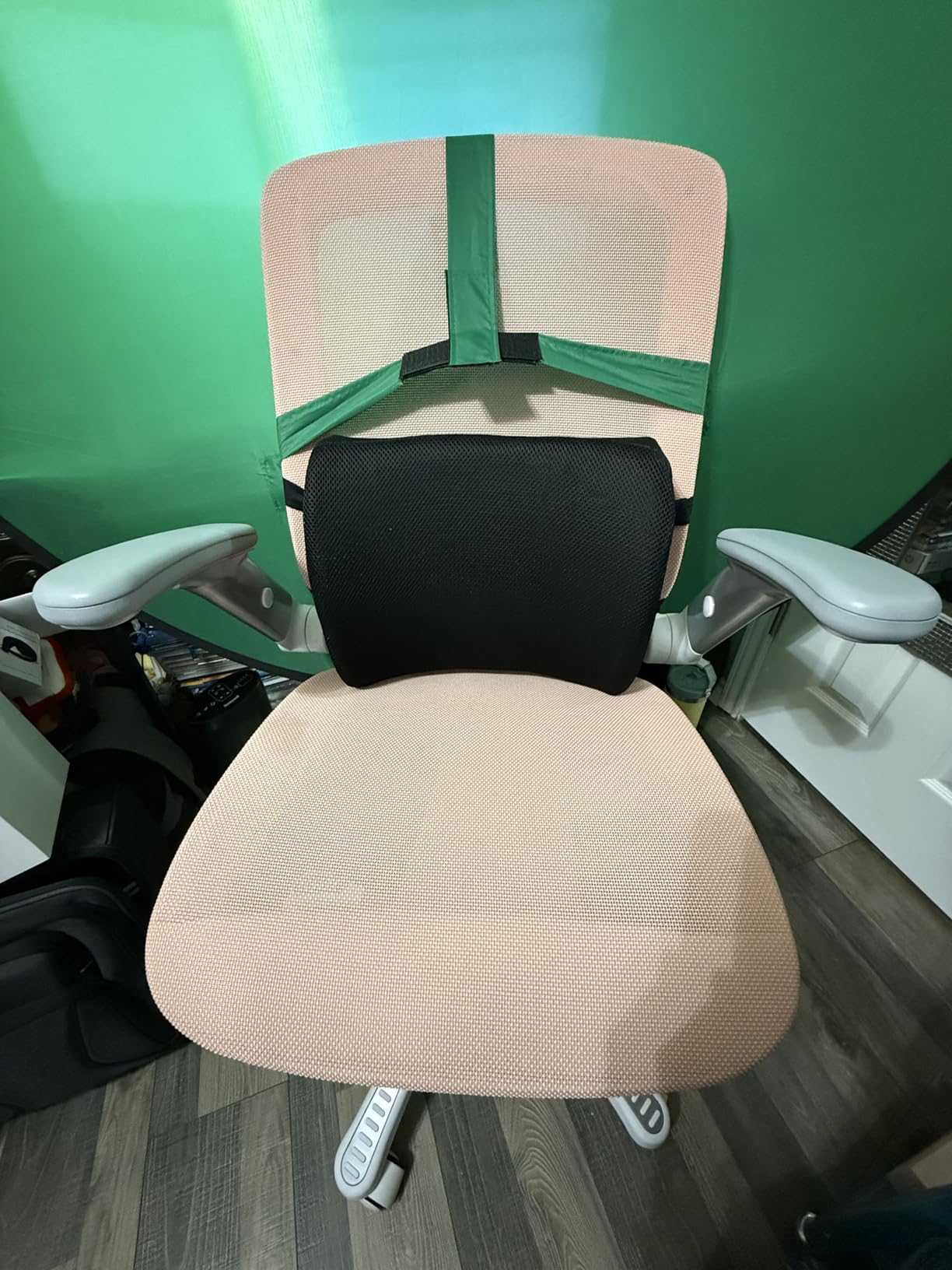 GABRYLLY Ergonomic Office Chair, High Back Home Desk Chair with Headrest, Flip-Up Arms, 90-120° Tilt Lock customer photo 1