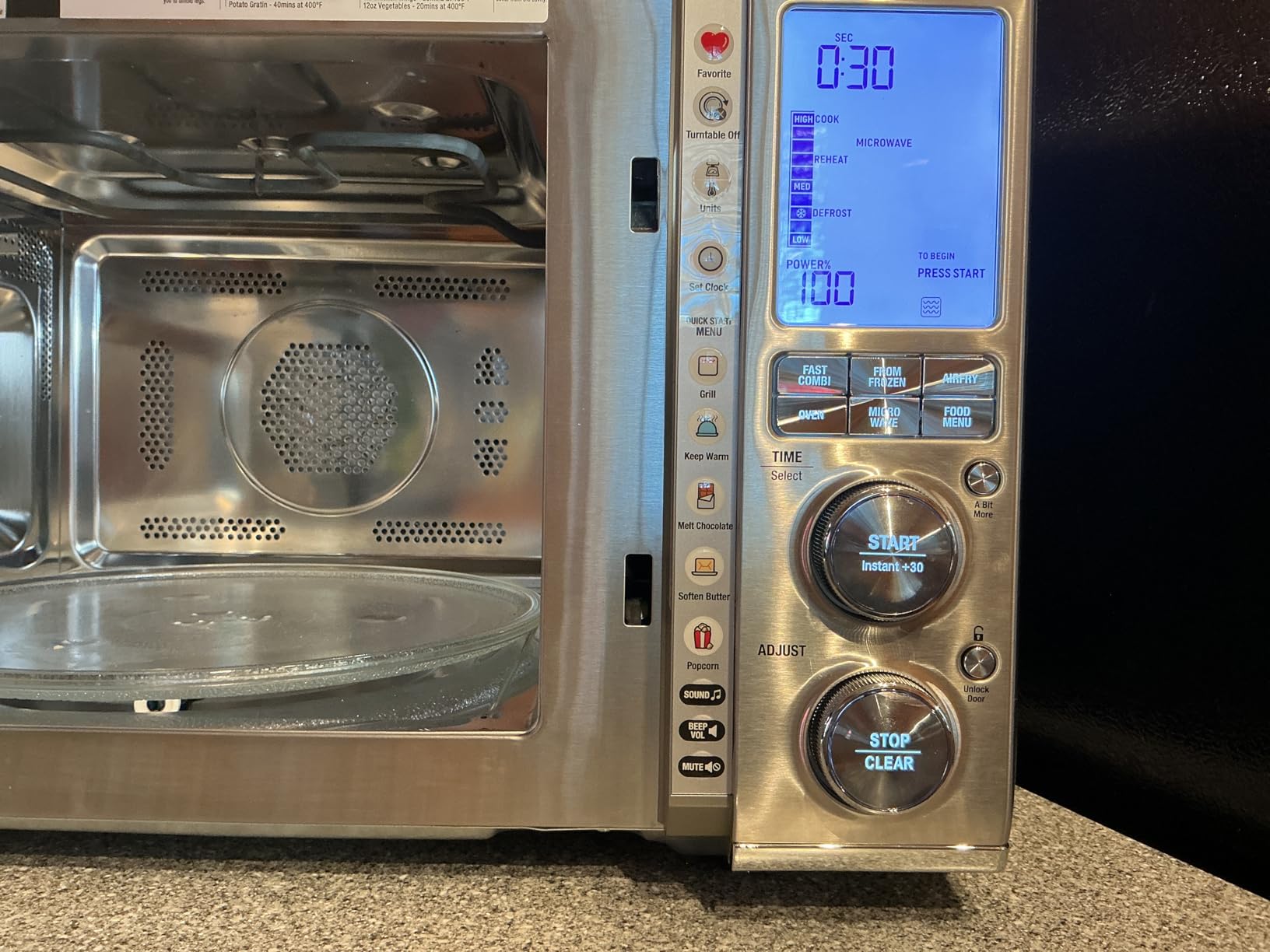 Breville BMO870BSS Combi Wave 3-in-1 Microwave, Air Fryer and Convection Oven, Brushed Stainless Steel customer photo 2